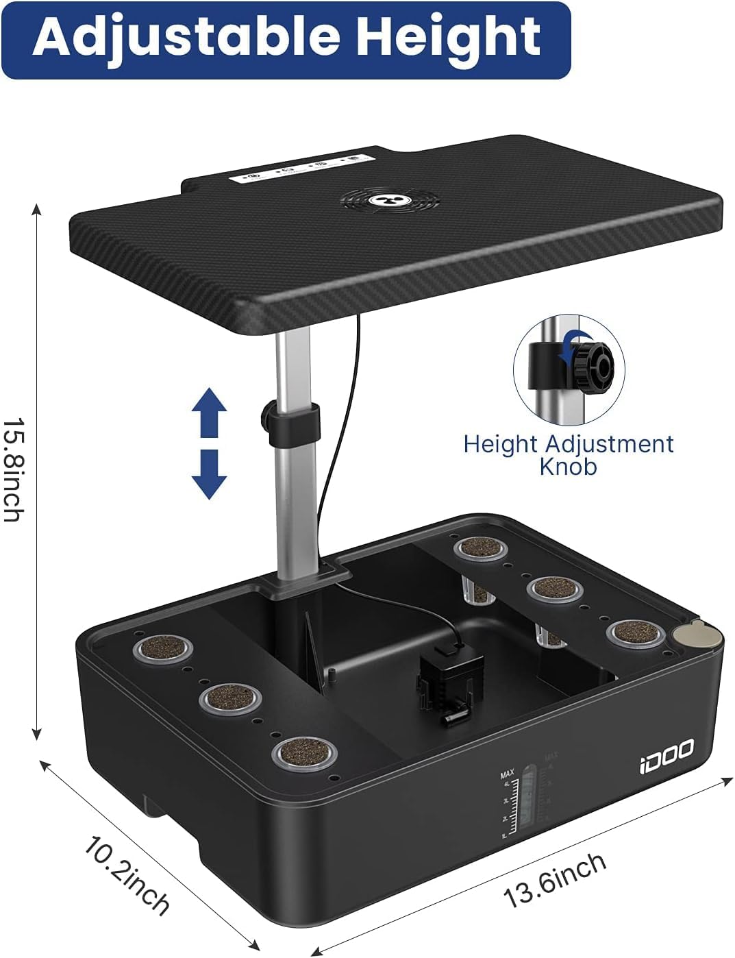 iDOO Smart Garden 12 Baccelli con Timer Automatico - immagine 5