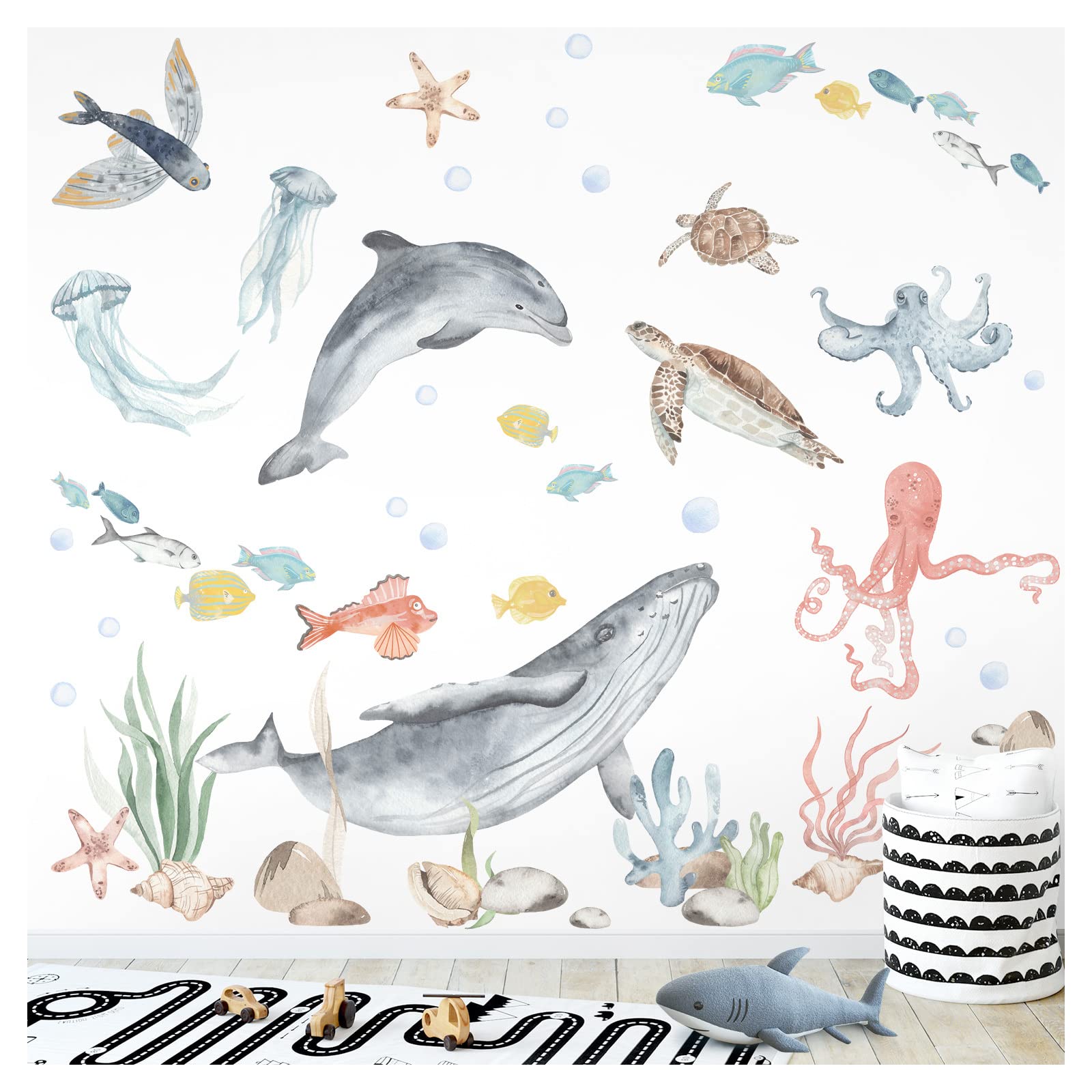 Grandora DL869-5 - Adesivo Parete XXL Sotto il Mare