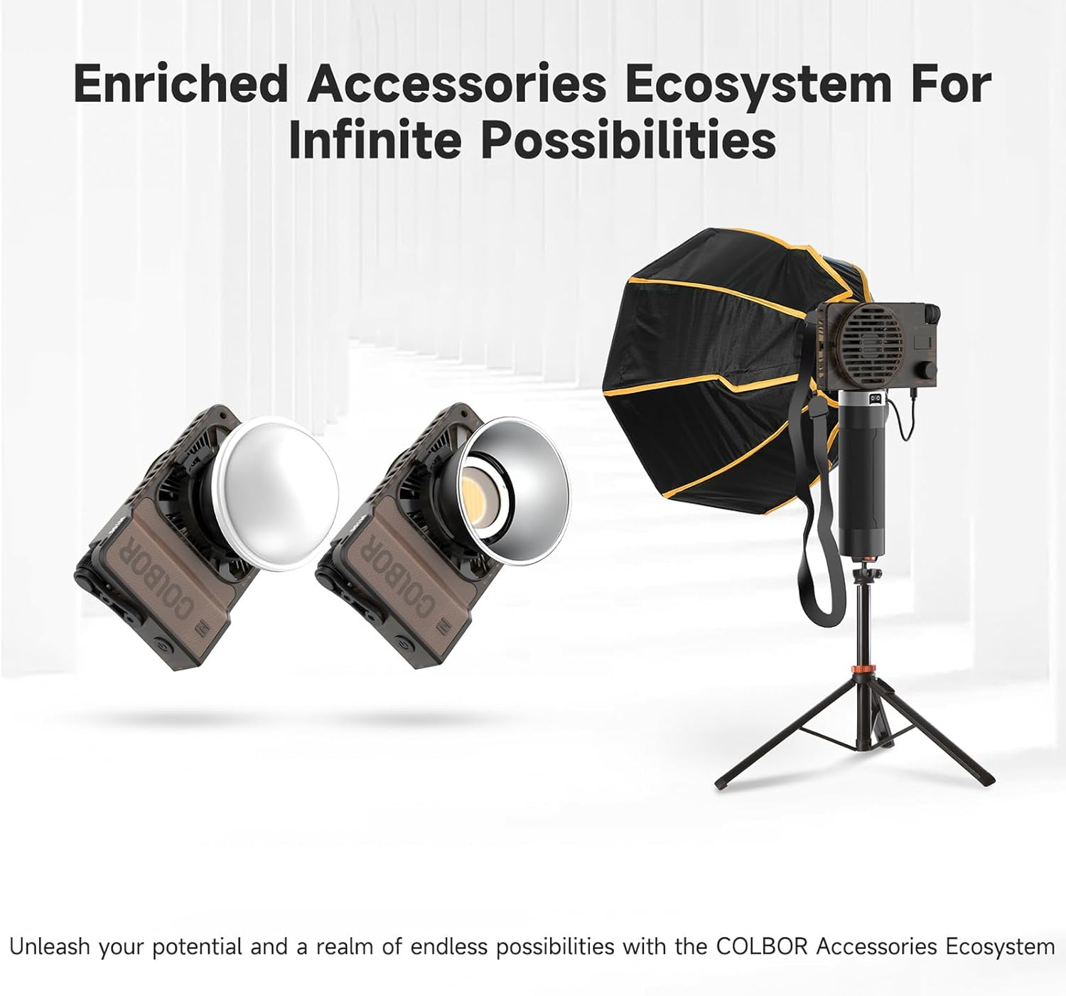 Colbor W100 - Luce Video LED Tascabile 100W - immagine 8