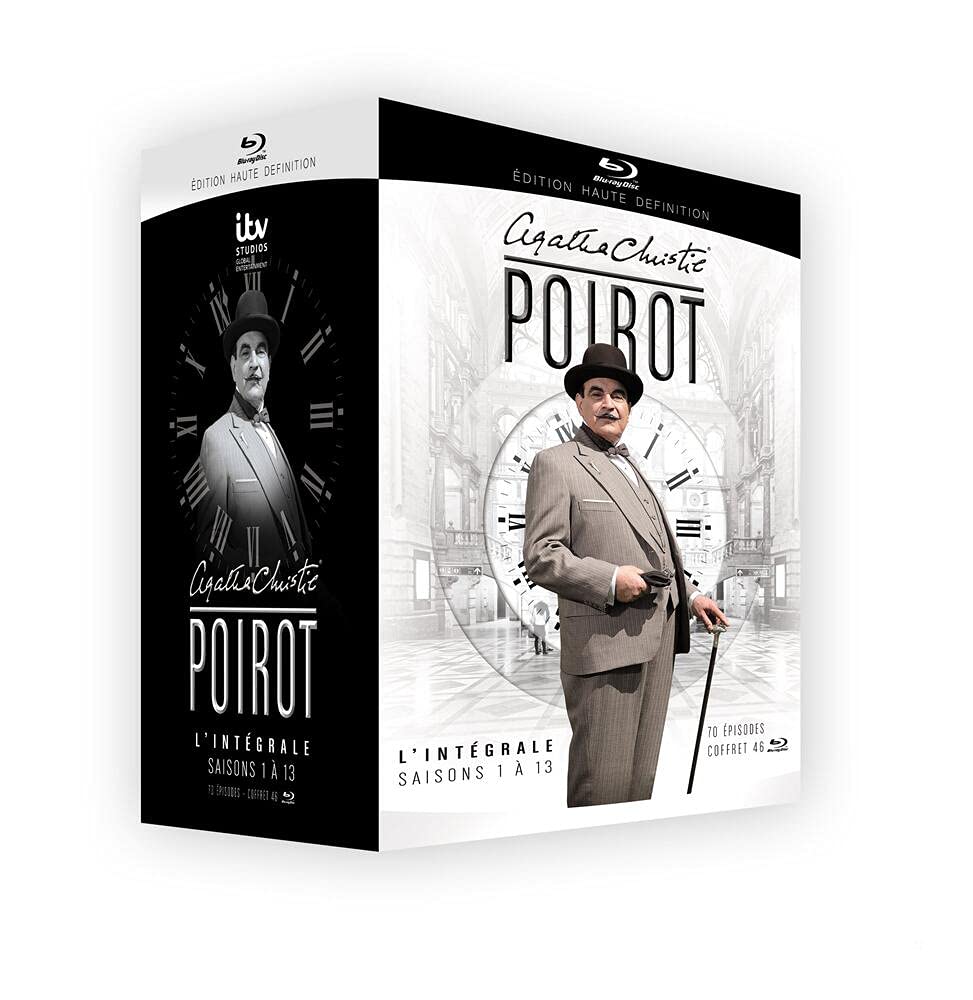 Hercule Poirot - L'intégrale des saisons 1 à 13 - Coffret 45 Blu-ray