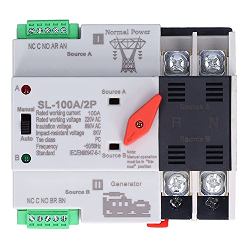 Buachois Interruttore Trasferimento Doppia Alimentazione 220V