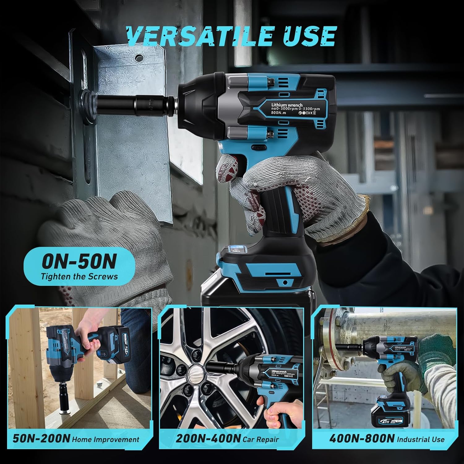 Tanniws Avvitatore a Impulsi 800N Brushless - immagine 8