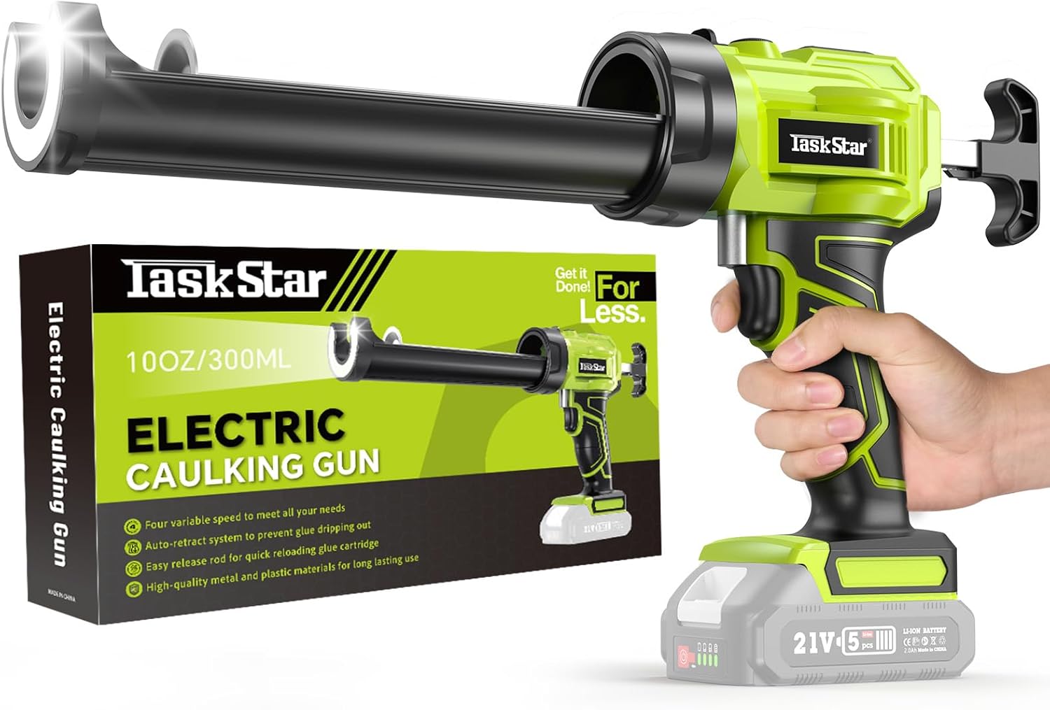 TaskStar Pistola Silicone a Batteria con Luce-LED - immagine 1