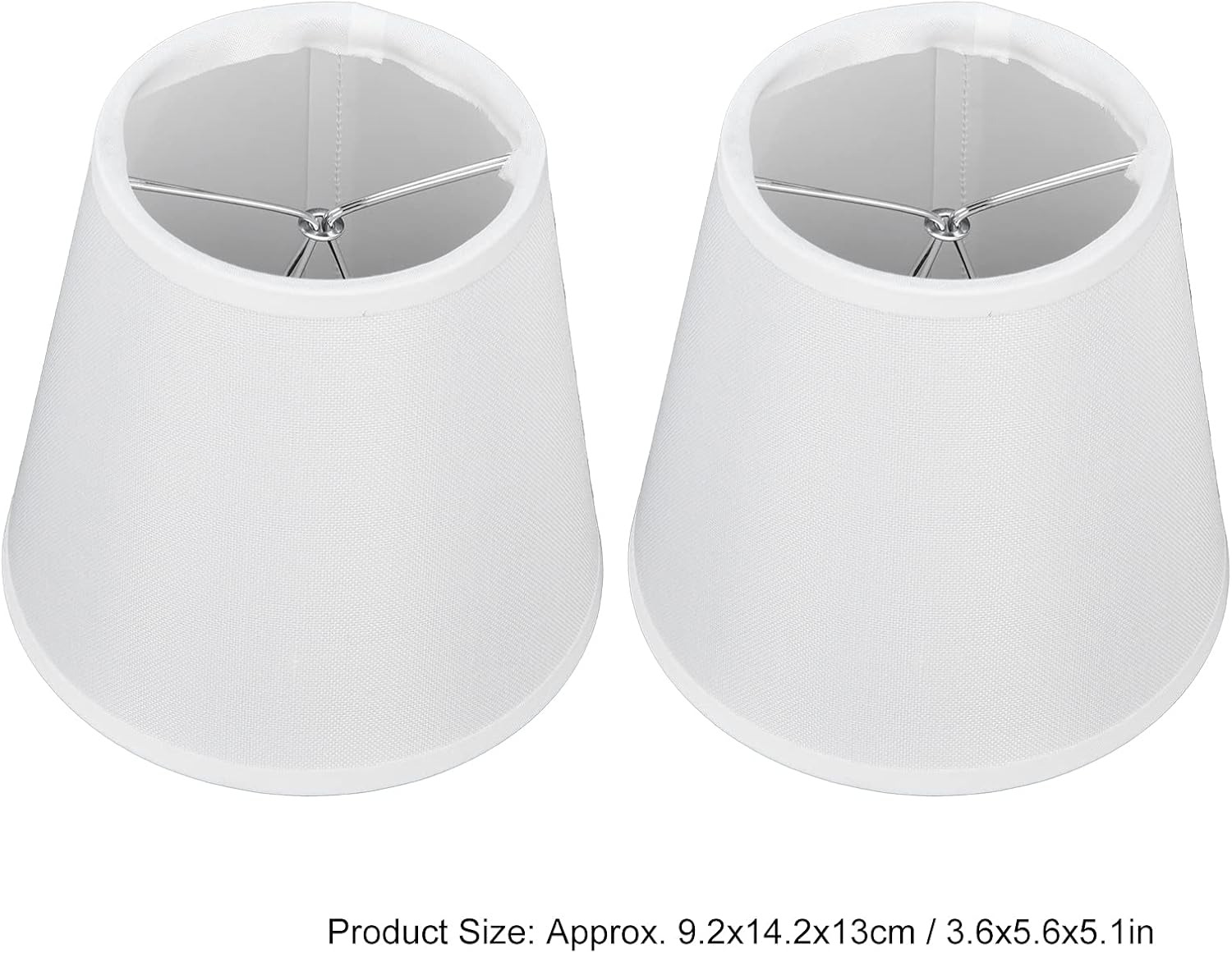 2 Pezzi Paralumi per Lampade in Tessuto, E14 - immagine 6