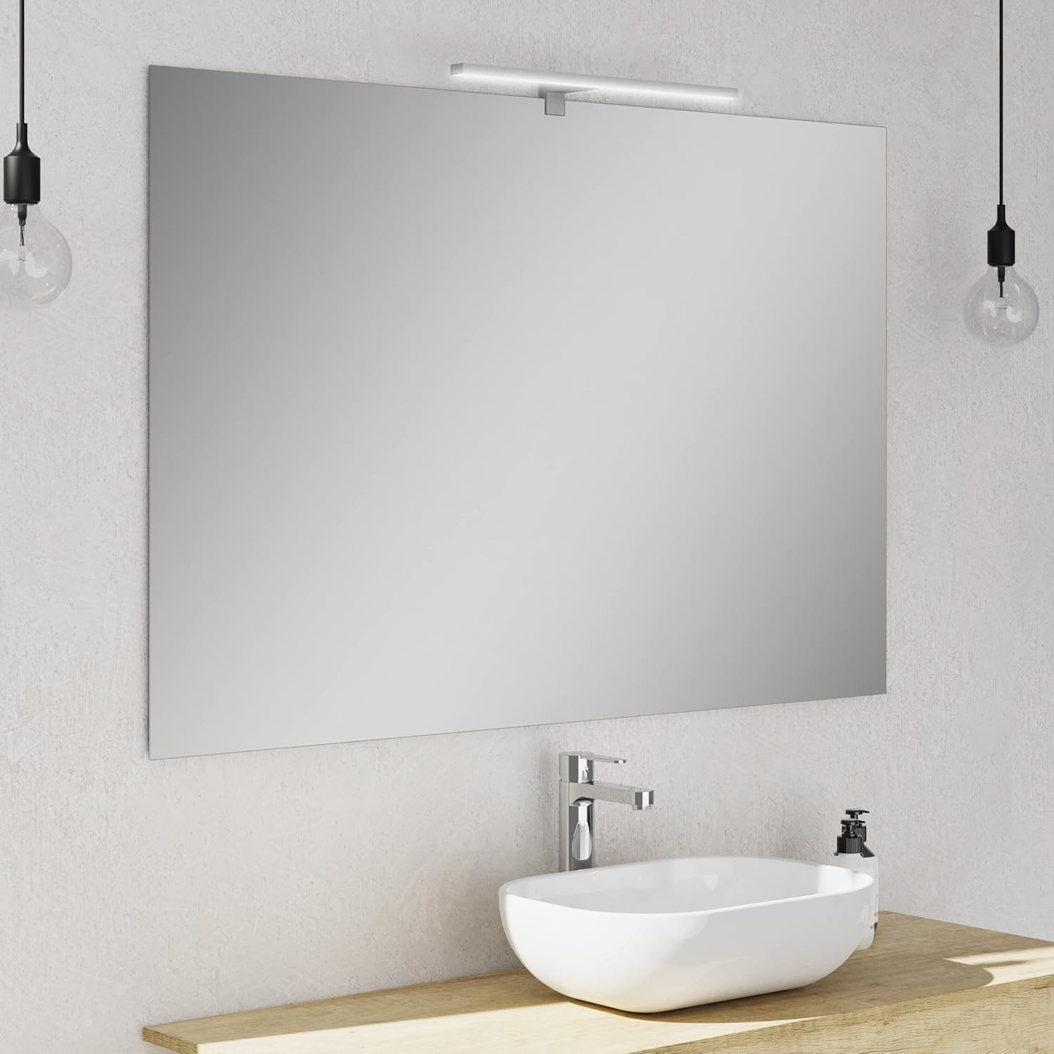 Baikal Specchio da Bagno con o senza LED - immagine 3