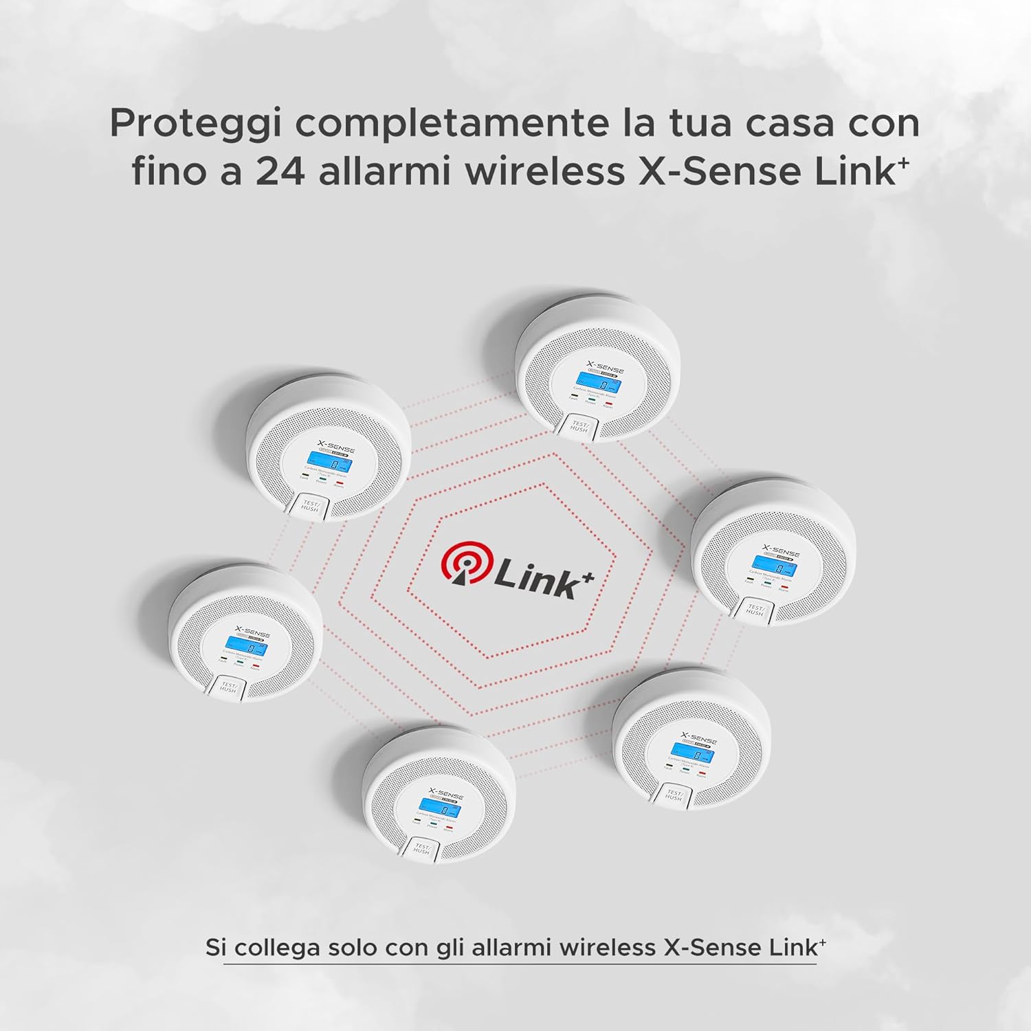 X-sense Rilevatore Monossido di Carbonio Wireless 1-Pack - immagine 2