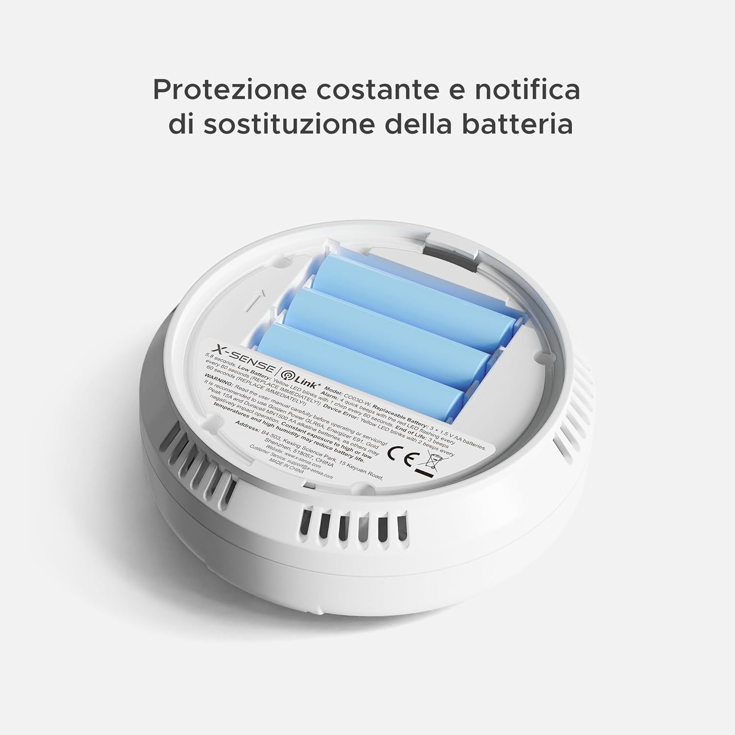 X-sense Rilevatore Monossido di Carbonio Wireless 1-Pack - immagine 5