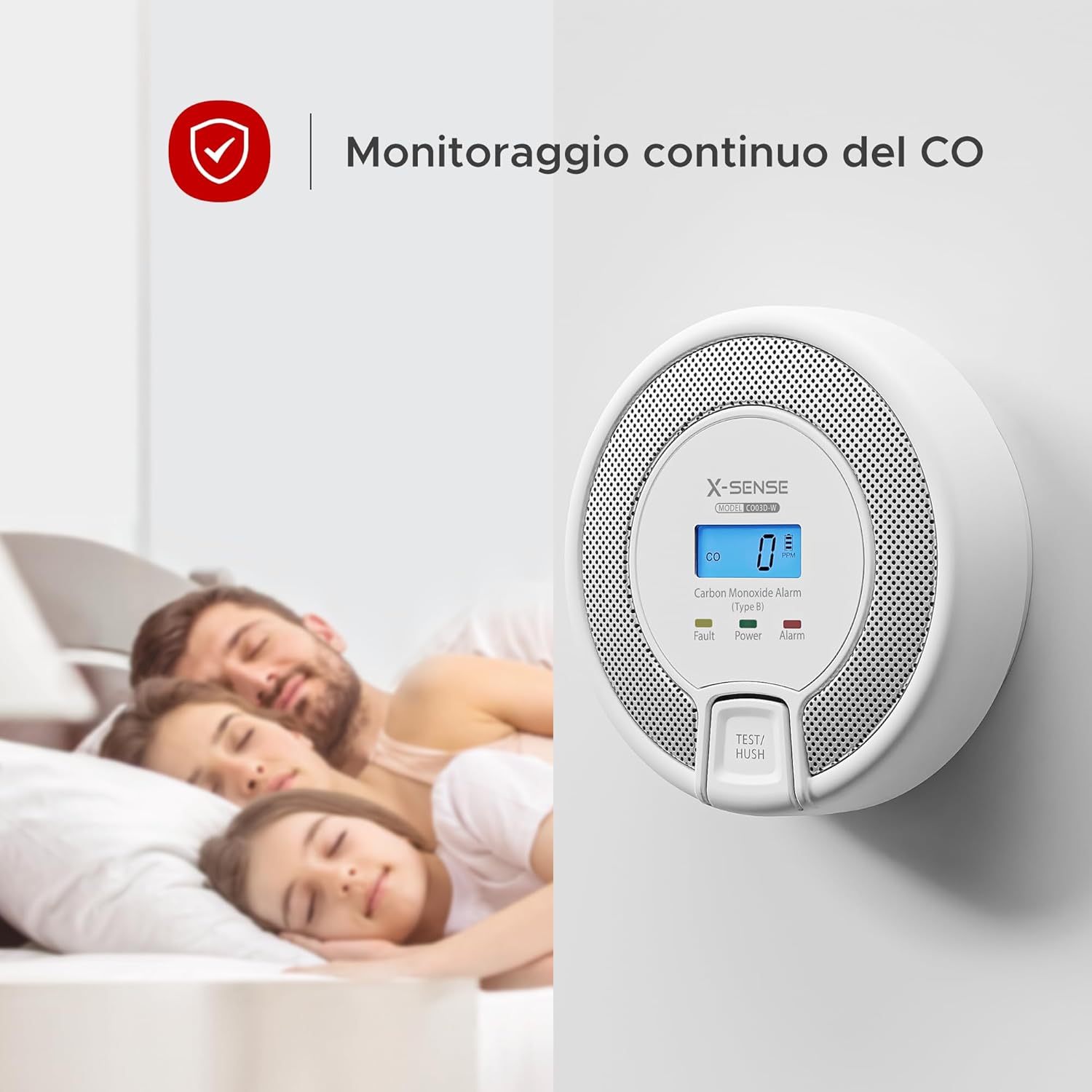 X-sense Rilevatore Monossido di Carbonio Wireless 1-Pack - immagine 8