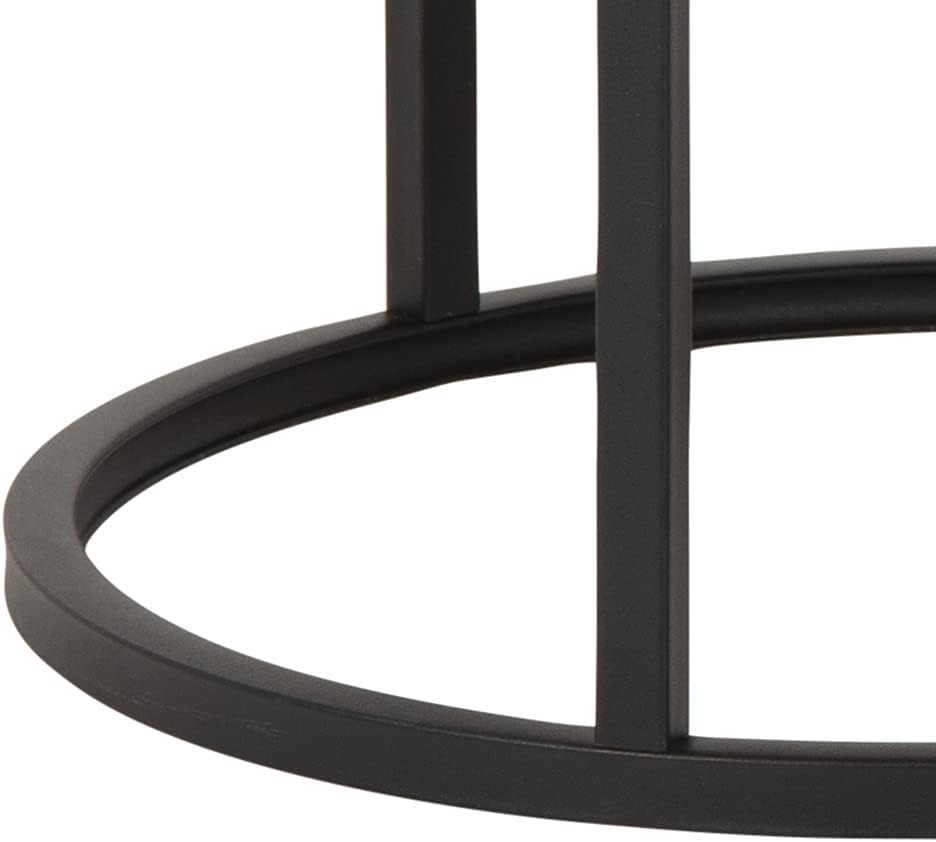 Ac Design Furniture Spencer Tavolino da Caffè, Naturale/Nero - immagine 7