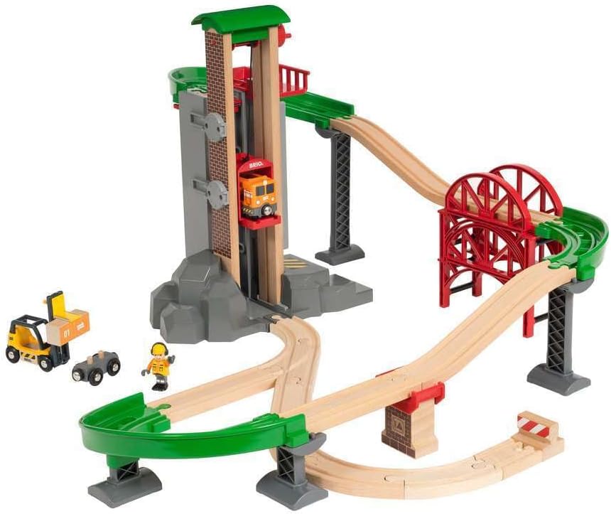 Brio World - Set Magazzino Sollevo & Carica 32 Pezzi - immagine 7