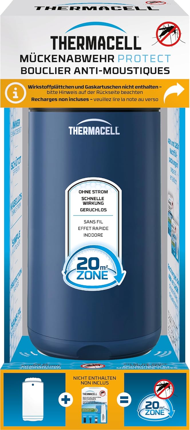 Thermacell Dispositivo Anti-Zanzare Protect, Blu Navy