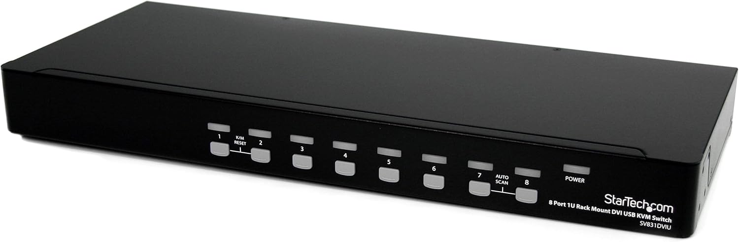 Startech.com KVM Switch DVI 8 Porte (SV831DVIU) - immagine 1