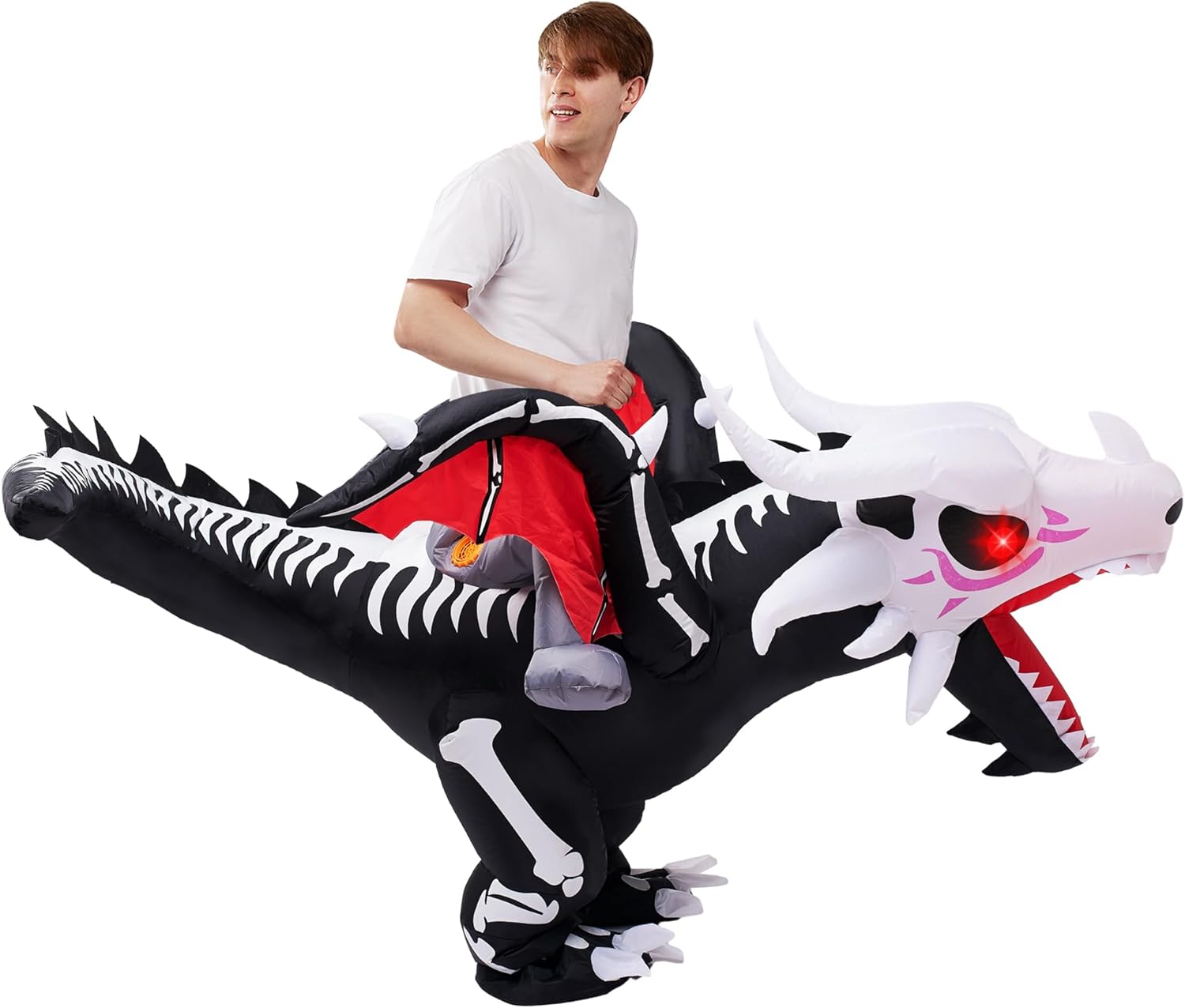 Drago scheletro freddo cavalcabile - immagine 2