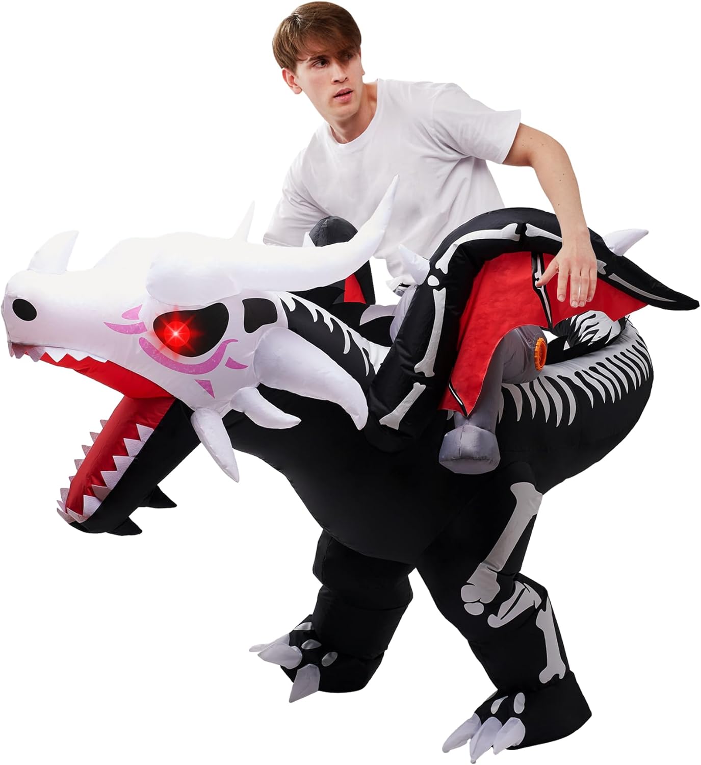 Drago scheletro freddo cavalcabile - immagine 4