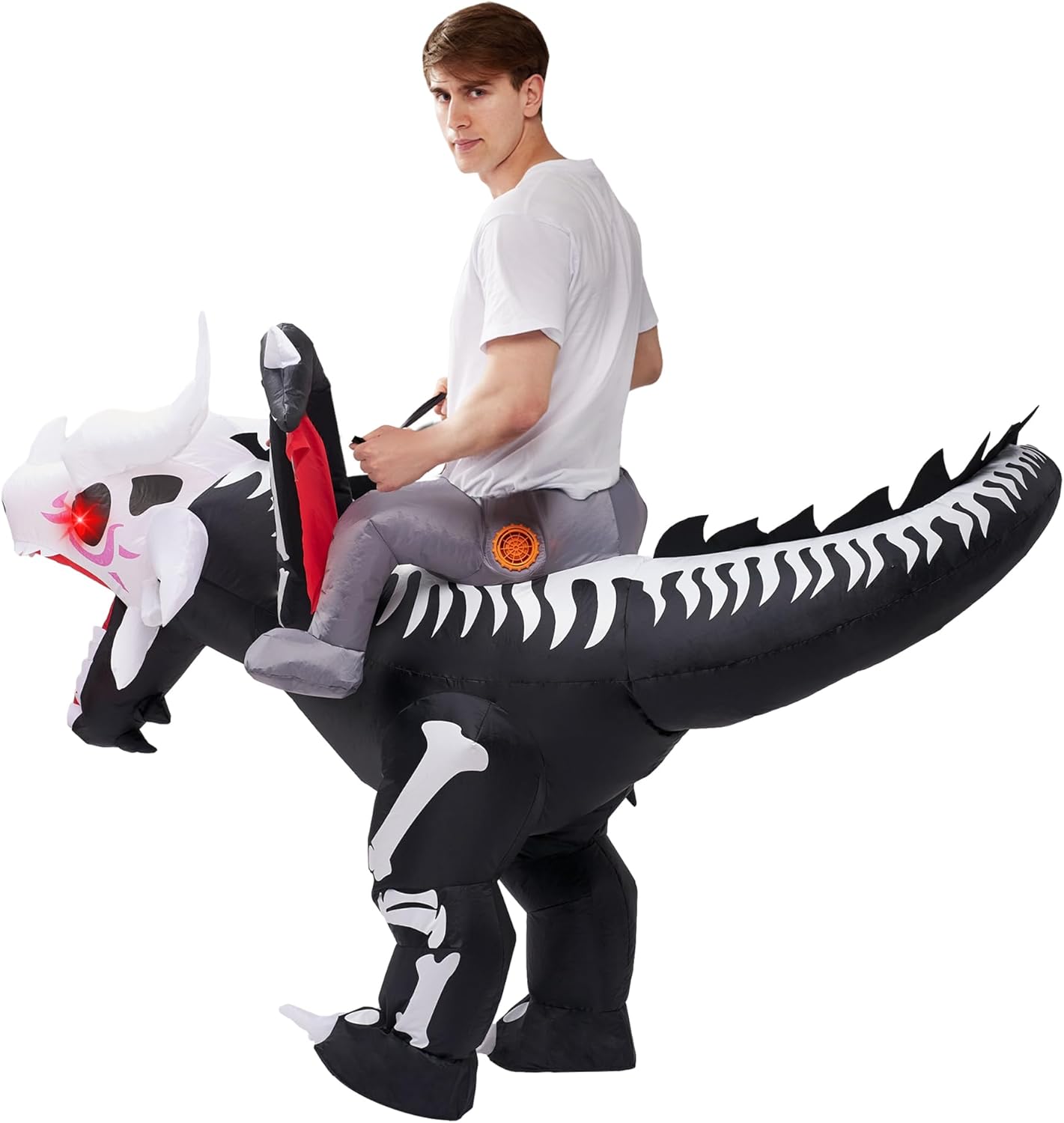 Drago scheletro freddo cavalcabile - immagine 5