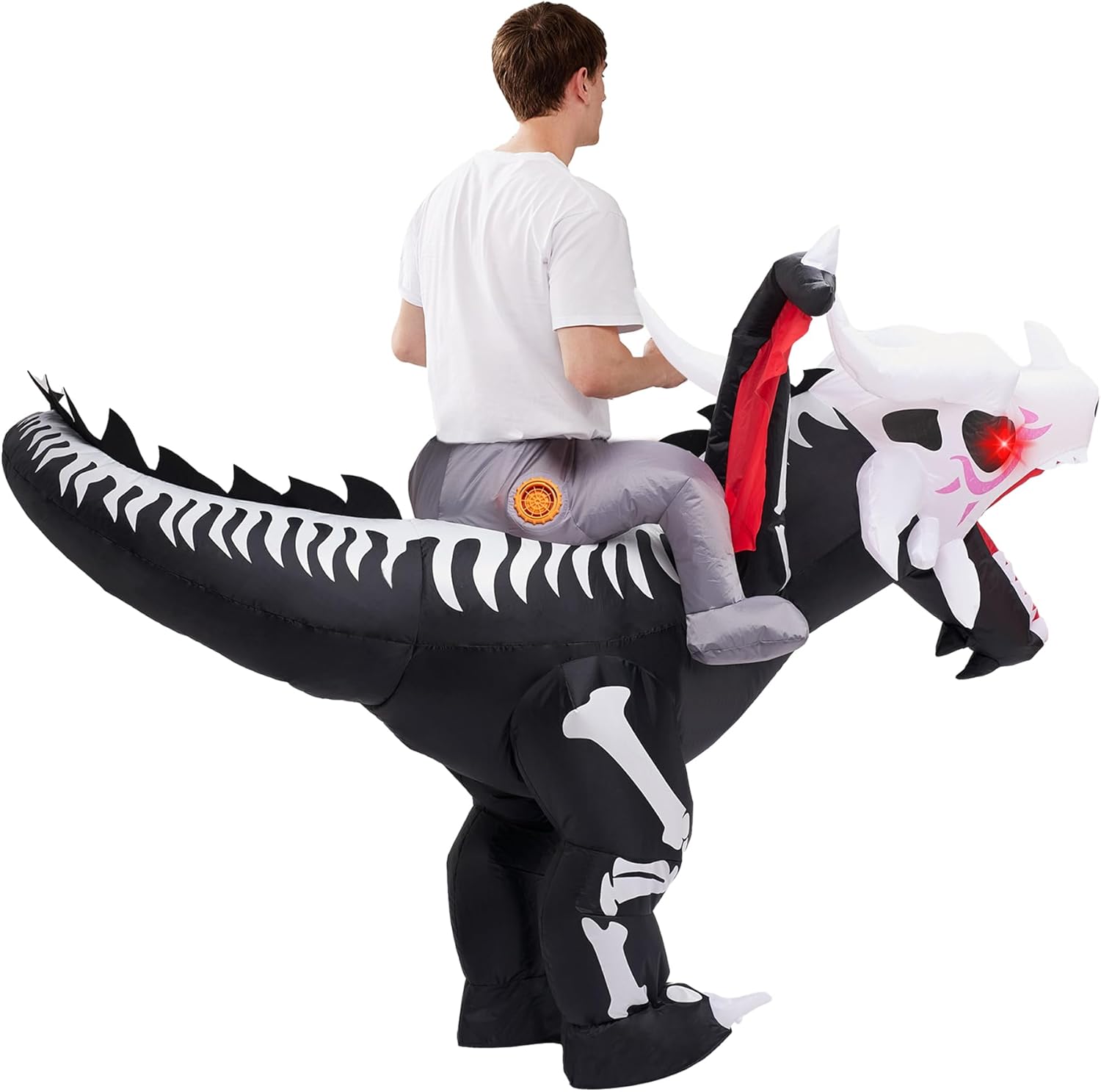 Drago scheletro freddo cavalcabile - immagine 6