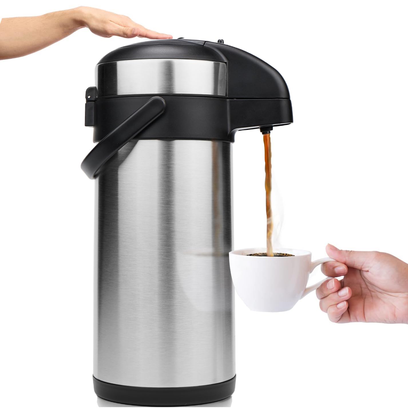 Vondior Caraffa Termica Caffè 5L con Pompa