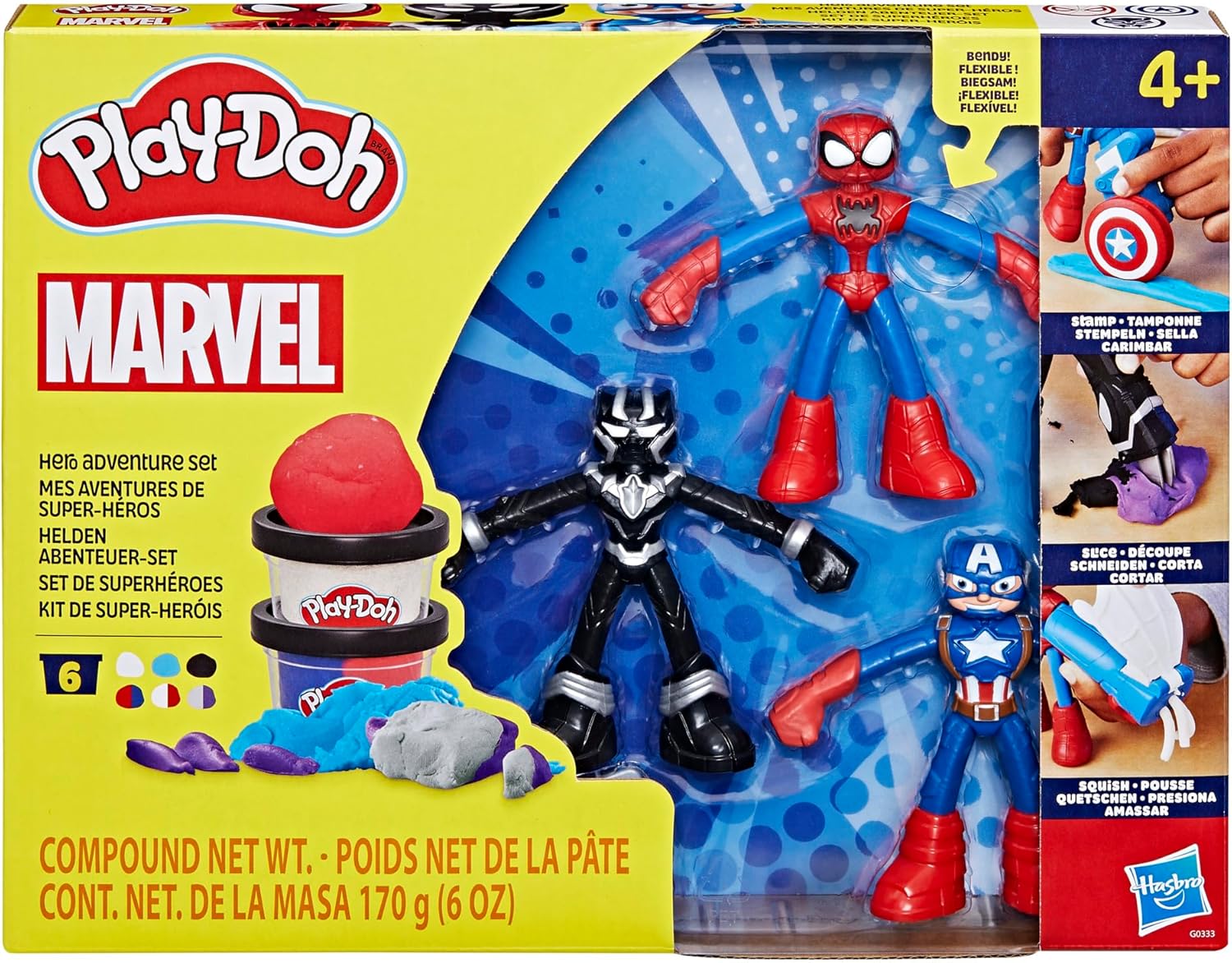 Hasbro Play-Doh Marvel Hero Adventure Set Plastilina - immagine 11