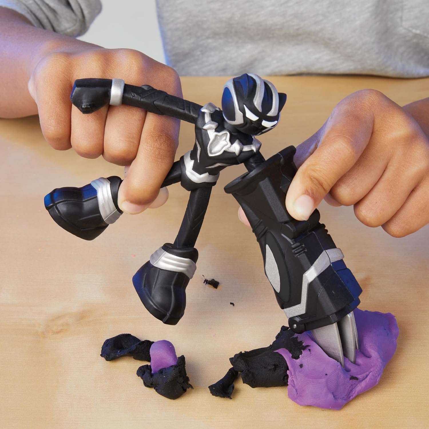 Hasbro Play-Doh Marvel Hero Adventure Set Plastilina - immagine 7