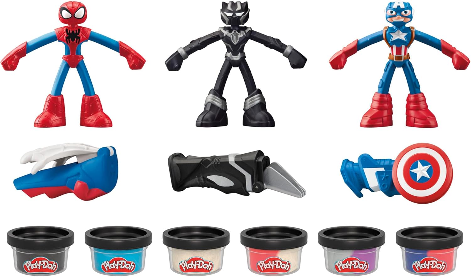 Hasbro Play-Doh Marvel Hero Adventure Set Plastilina - immagine 9