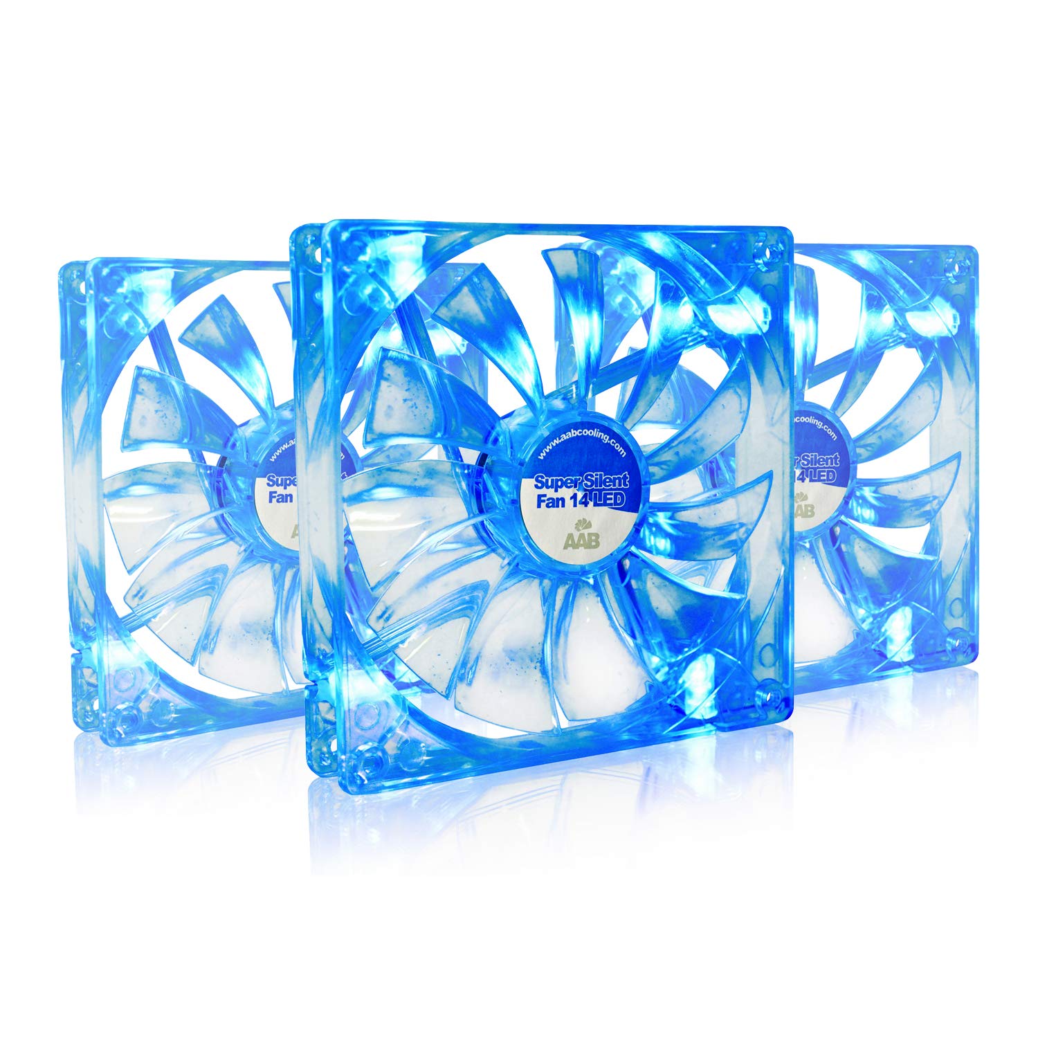 Aabcooling Super Silent Fan 14 Blue LED - 3 Pezzi