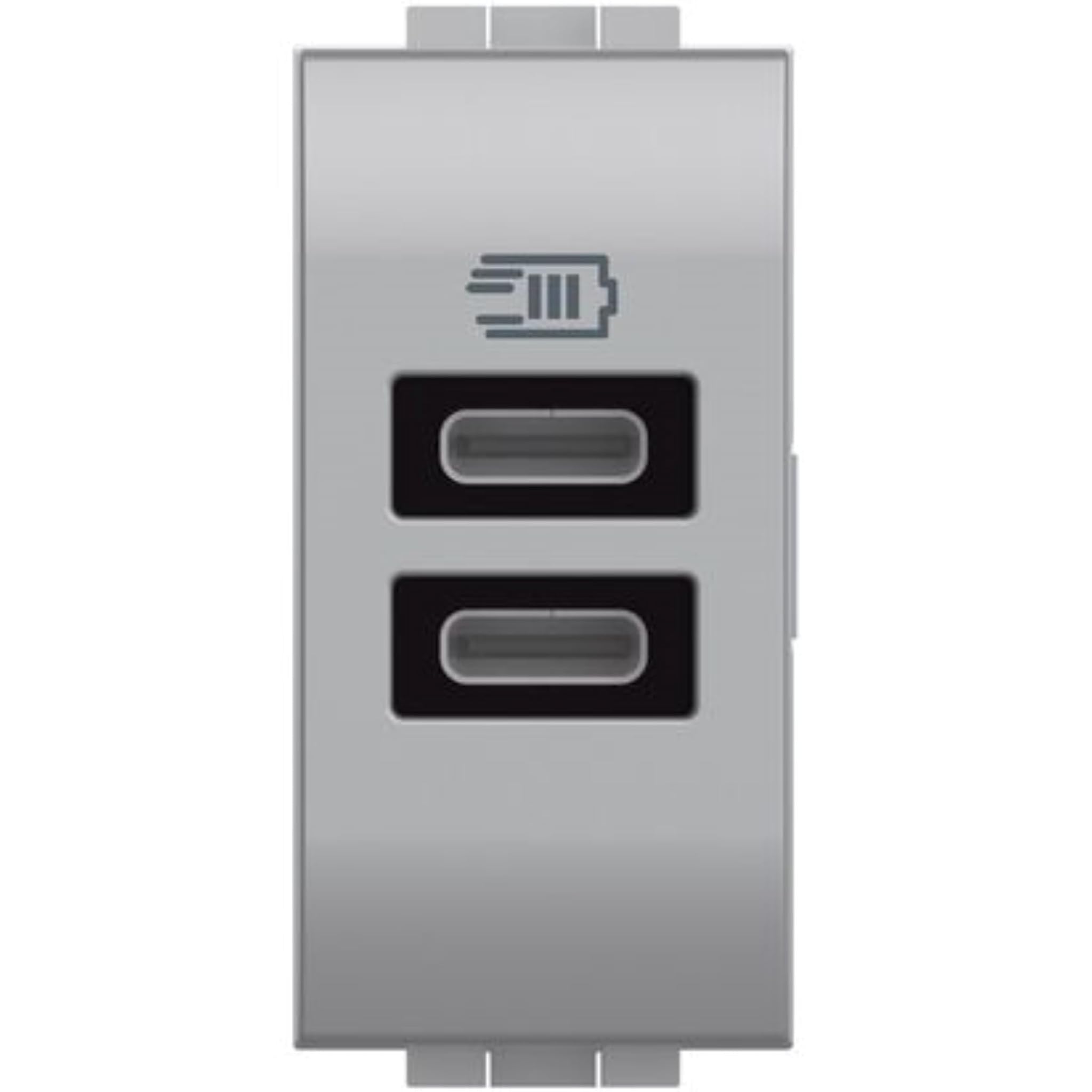 Bticino NT4191CC Caricatore USB-C Doppio 15W, Tech