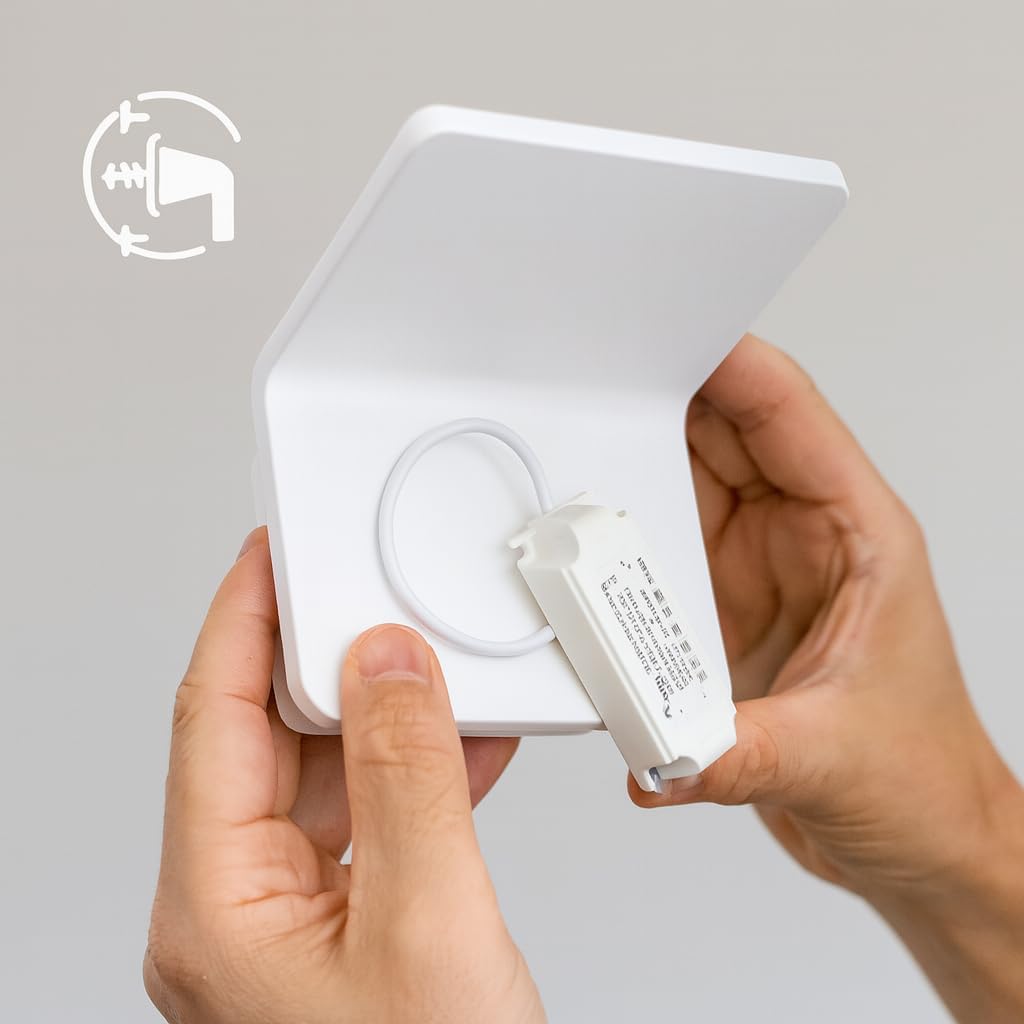 M Ledme - Applique da Parete LED Double White 20W - immagine 7