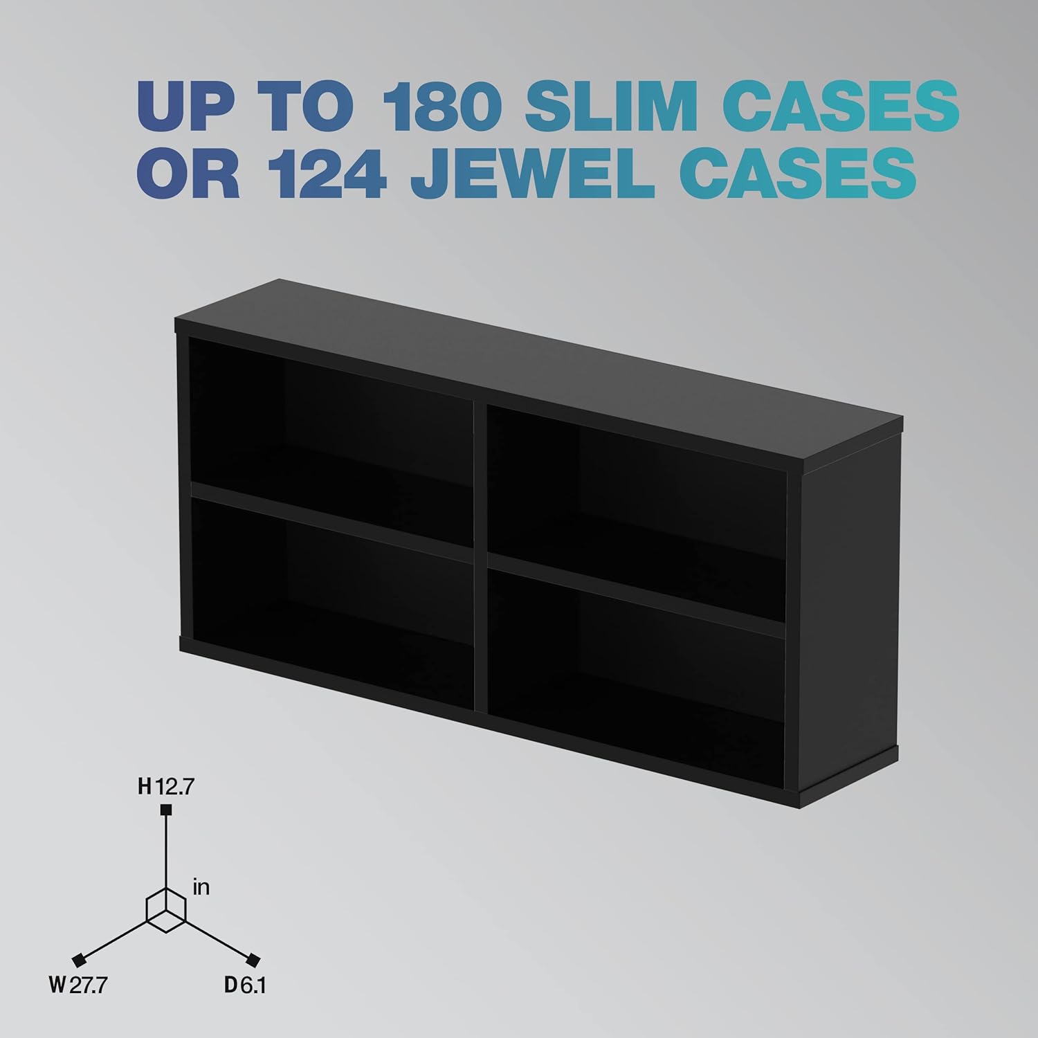 Glorious CD Box 180 - Scatola per Compact Disc, Nero - immagine 6