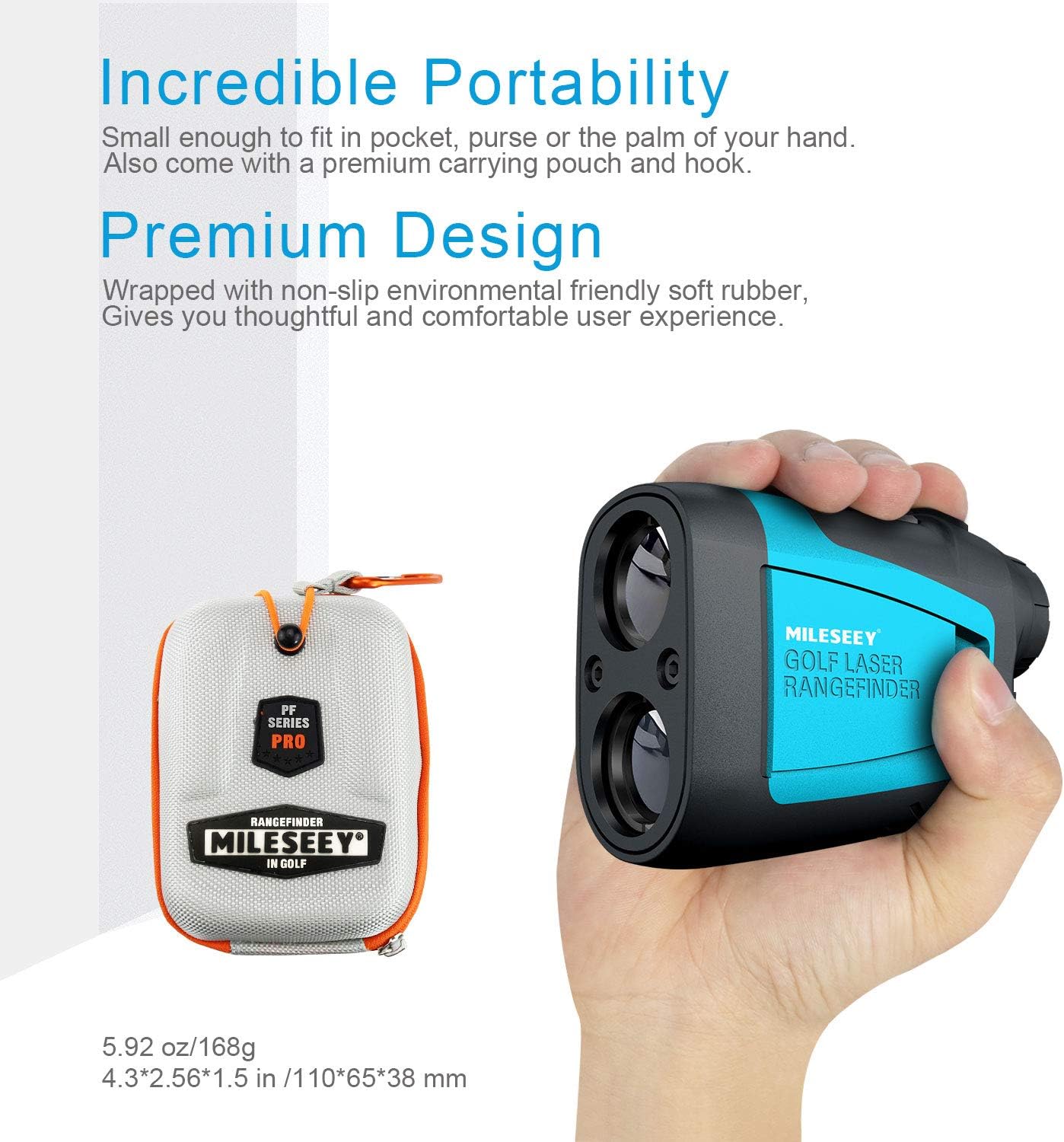 Mileseey Telemetro Laser Golf con Compensazione Pendenza - immagine 8