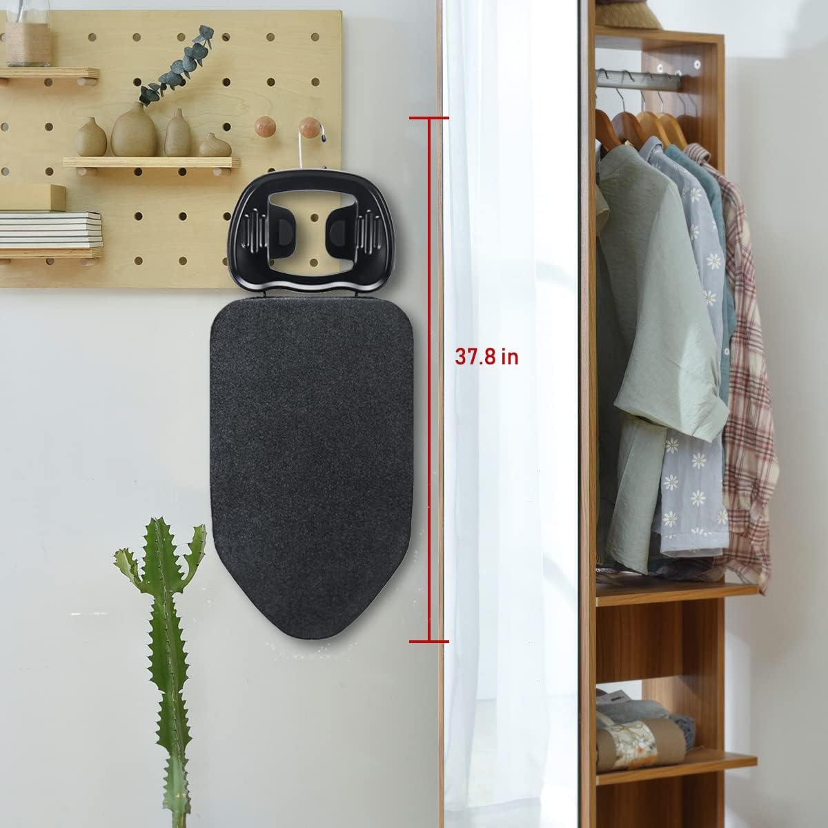 Duwee Asse da Stiro da Tavolo Pieghevole Nero - immagine 6