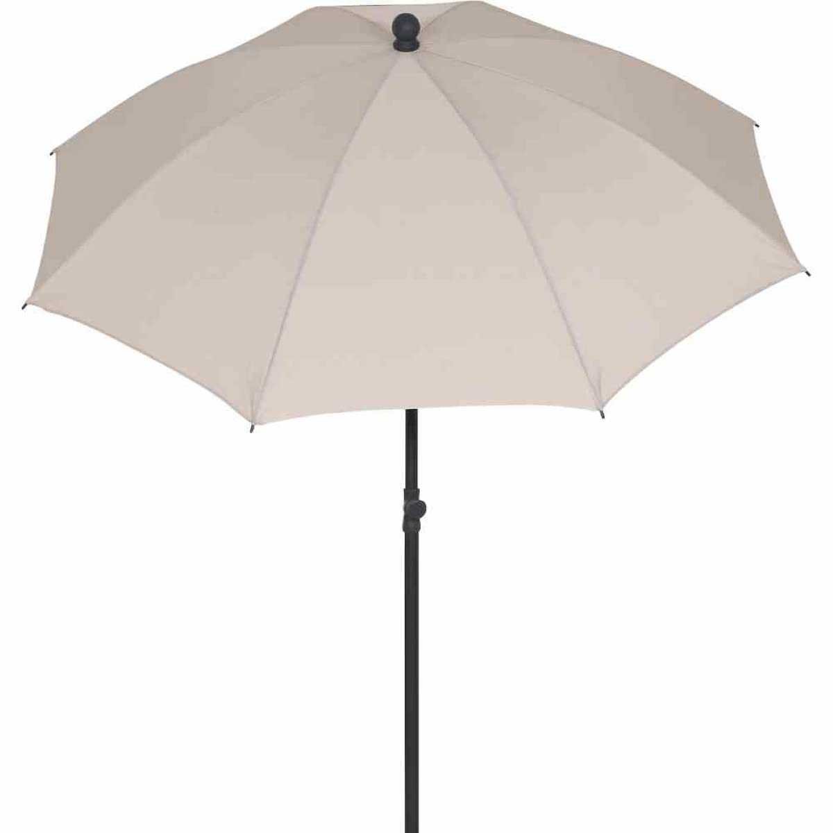 Siena Garden City - Ombrellone Centrale Color Antracite/Naturale Ø 180 cm