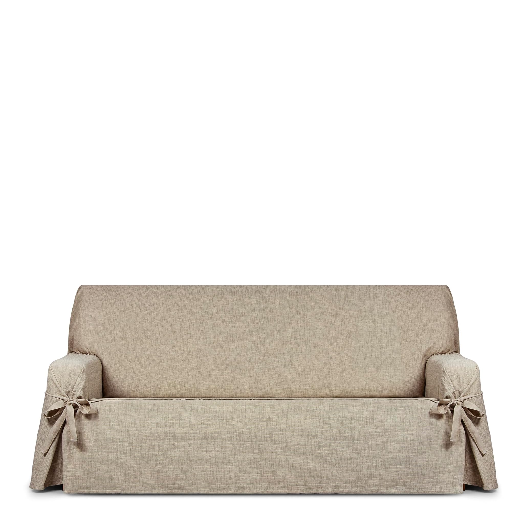 Eysa copridivano con lacci antimacchia 4 posti colore beige design Genna