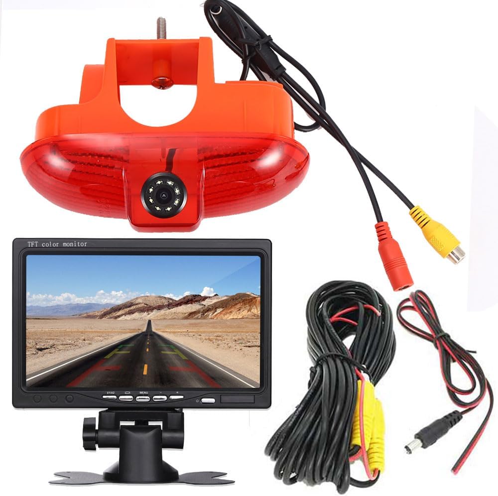 Monitor LCD TFT 7 Pollici + Telecamera Retromarcia Auto - immagine 2