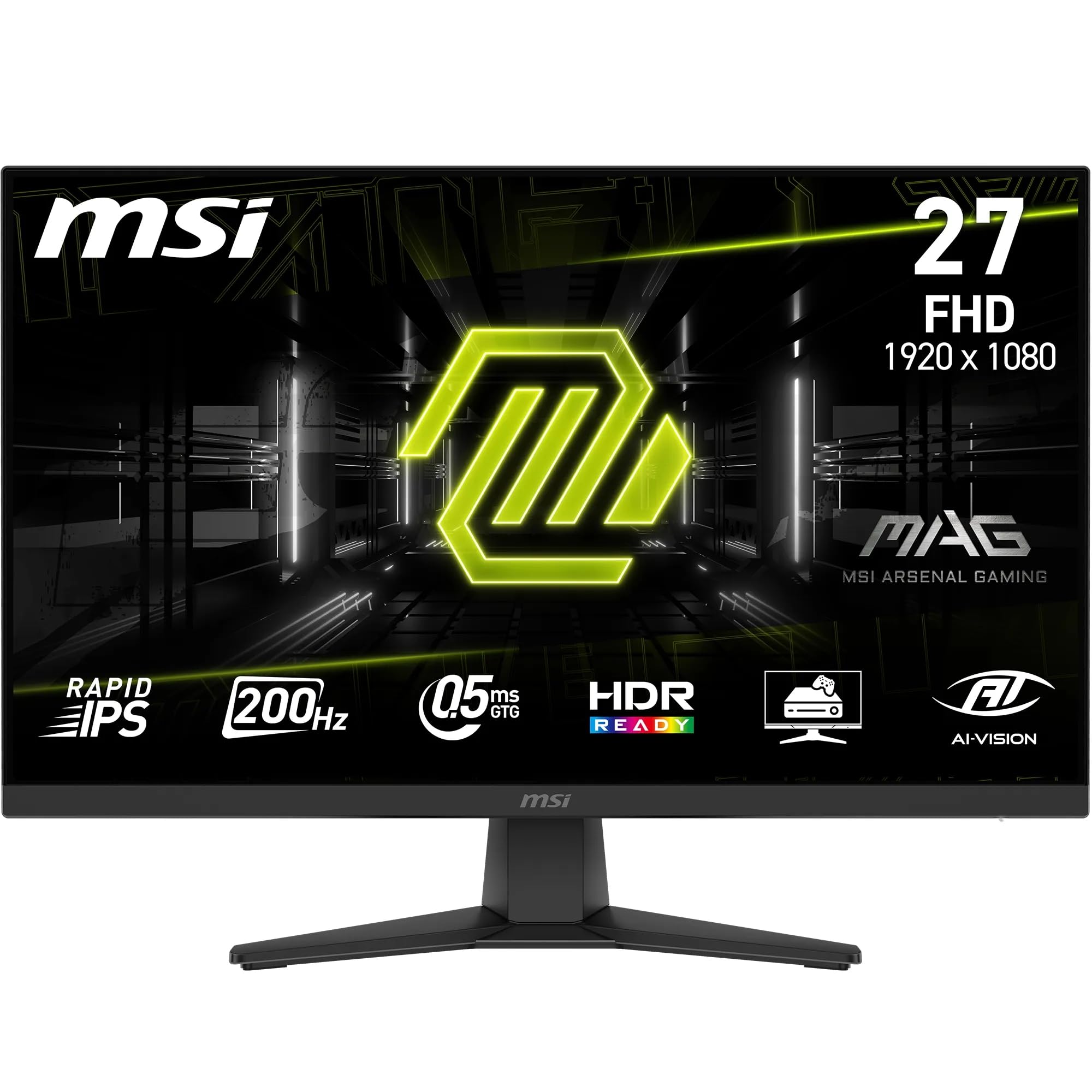 Msi Mag 272F Monitor Gaming 27" FHD 200Hz 0,5ms