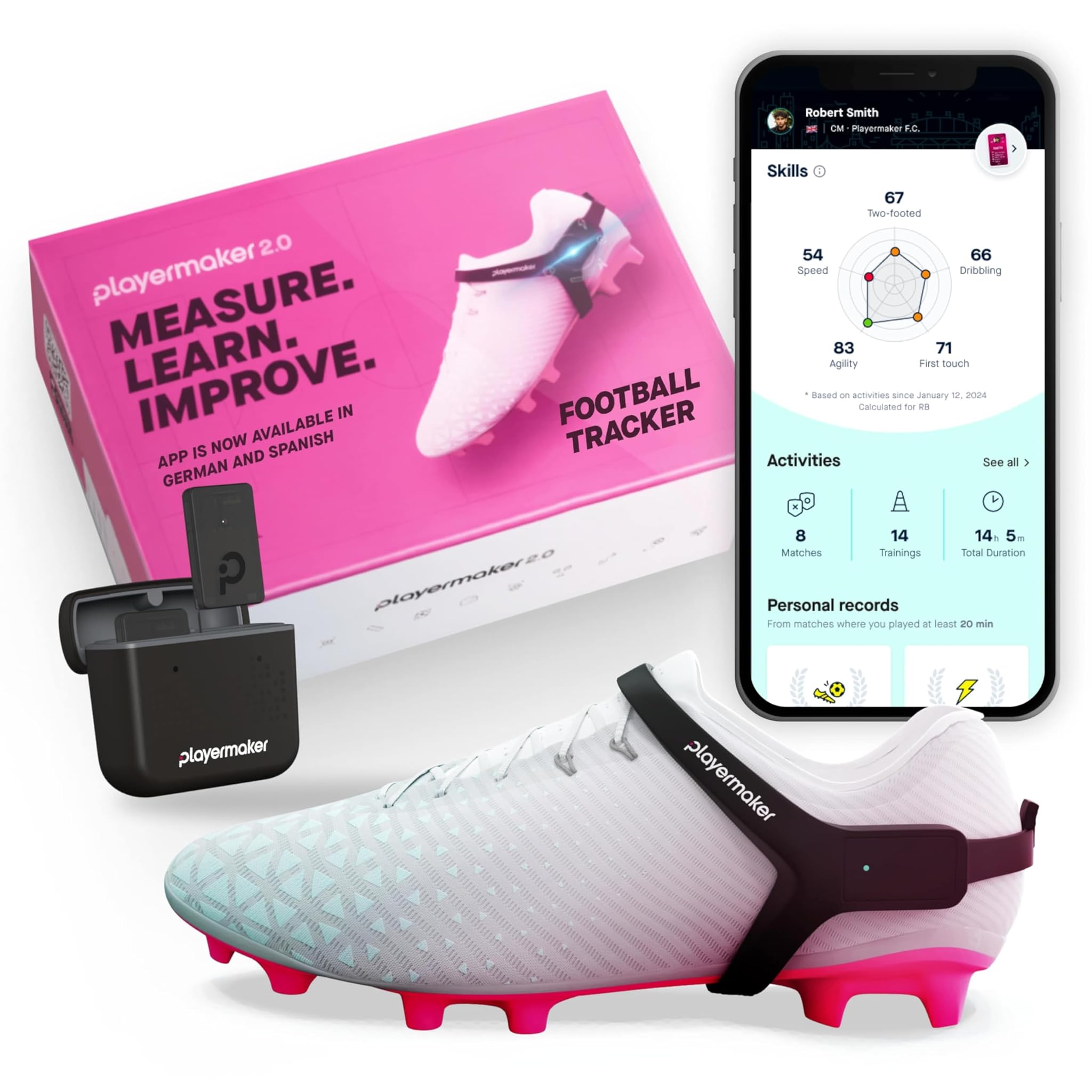 Playermaker Smart Football Tracker per Tacchetti