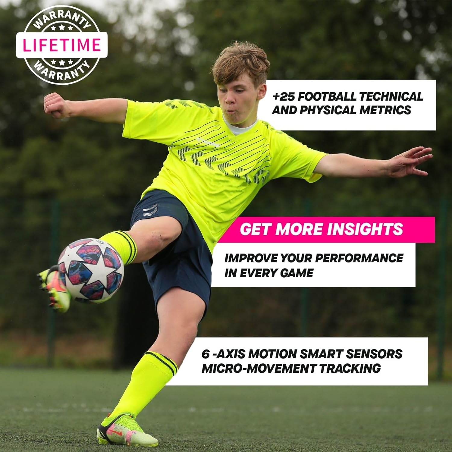 Playermaker Smart Football Tracker per Tacchetti - immagine 2