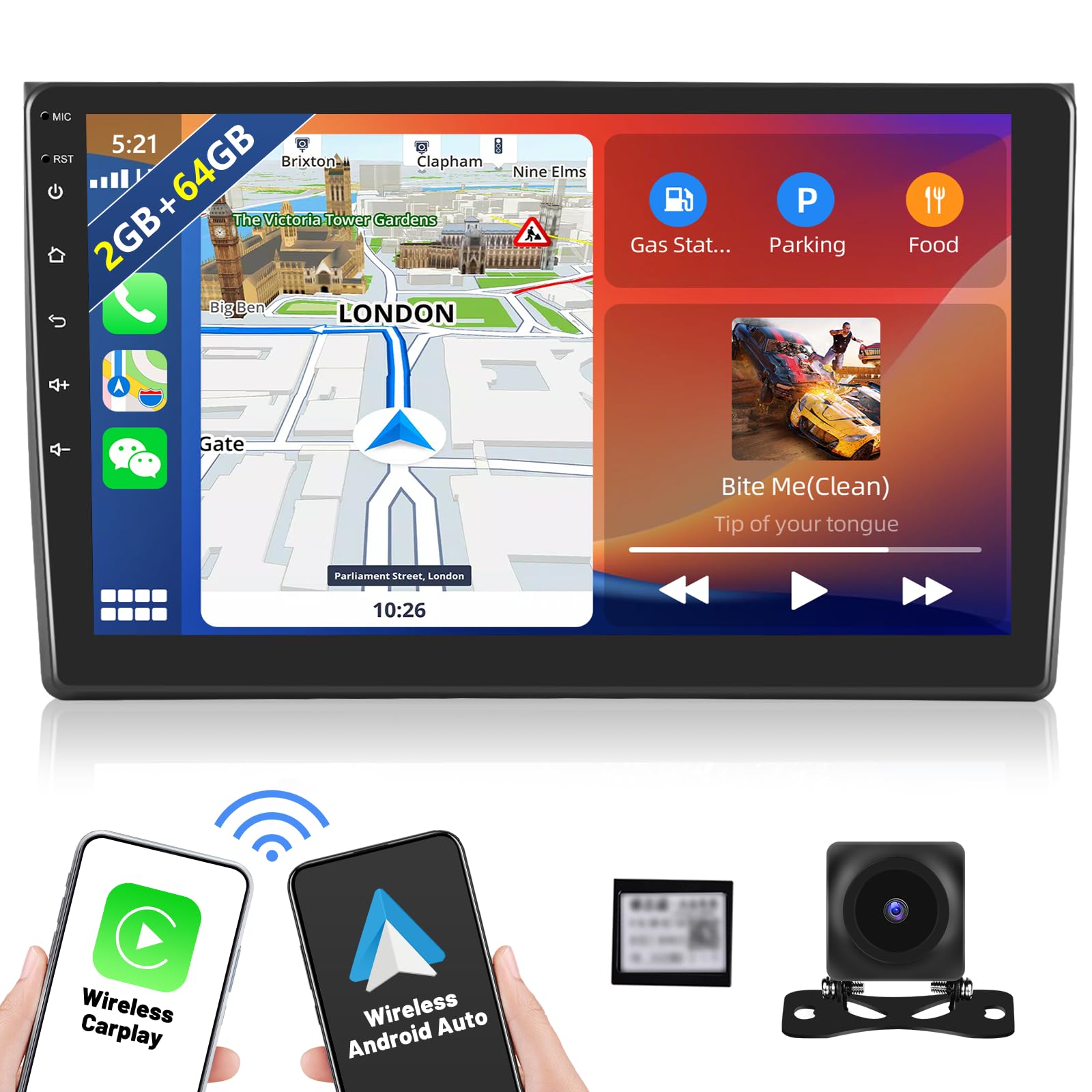 Autoradio Android 13 Navi 9" per Audi A4 (2002-2008)