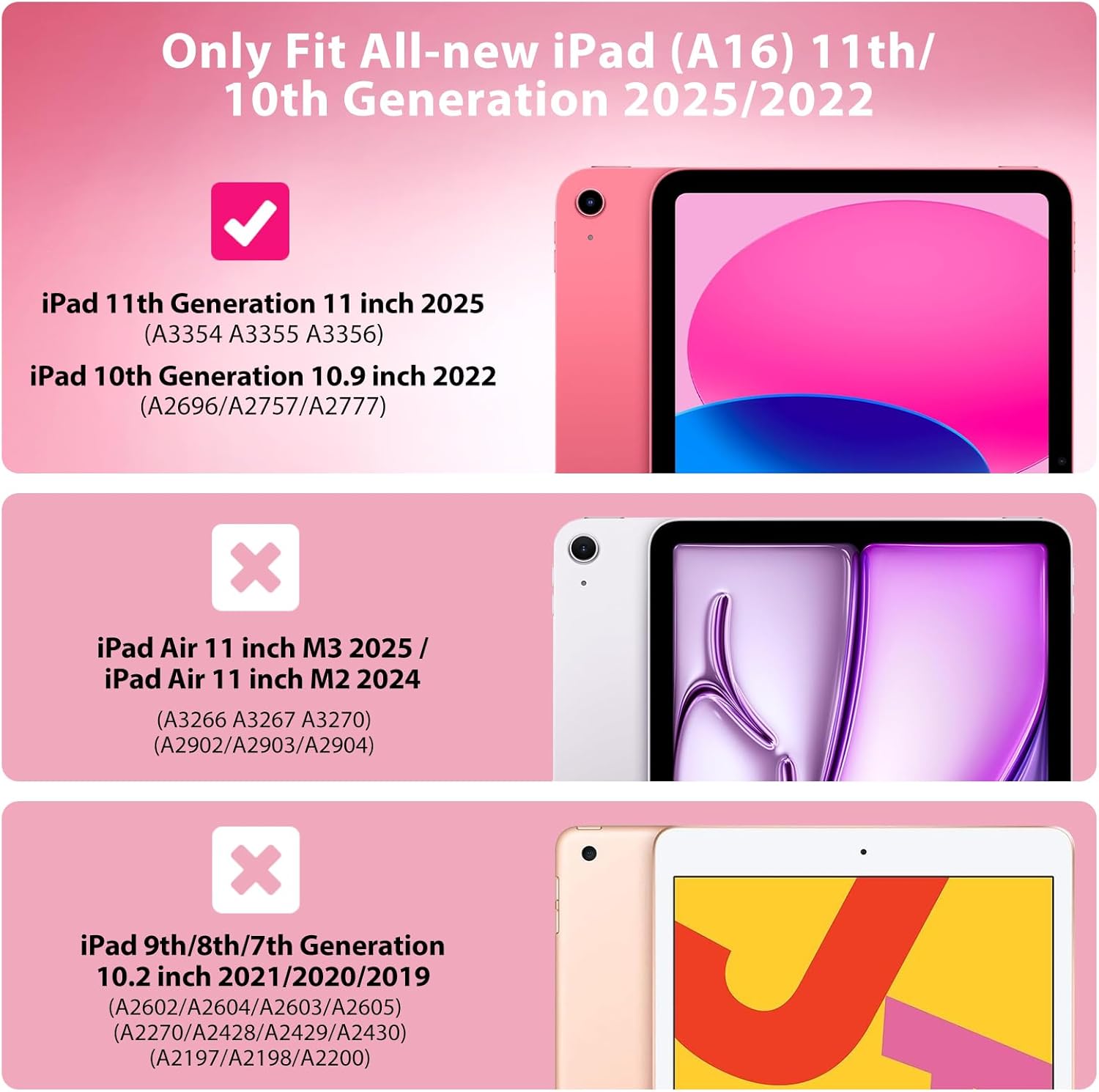 Timovo Cover per iPad 11a Gen 2025 e 10a Gen 2022 - immagine 2
