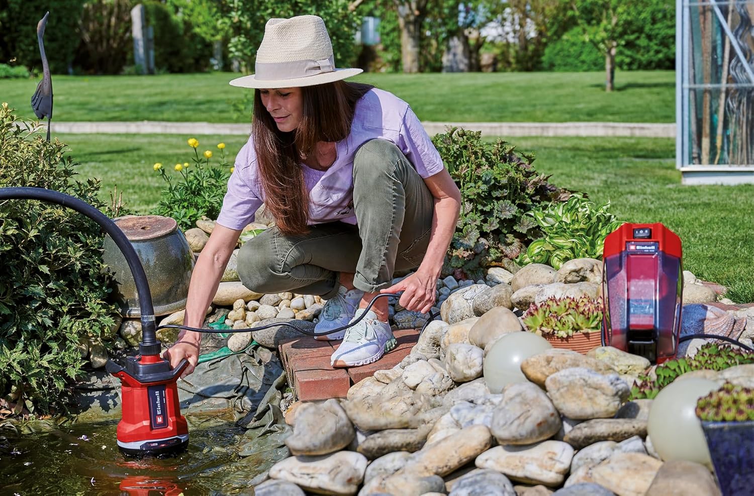 Einhell Pompa Acque Scure a Batteria GE-DP 18/25 Li-Solo - immagine 4