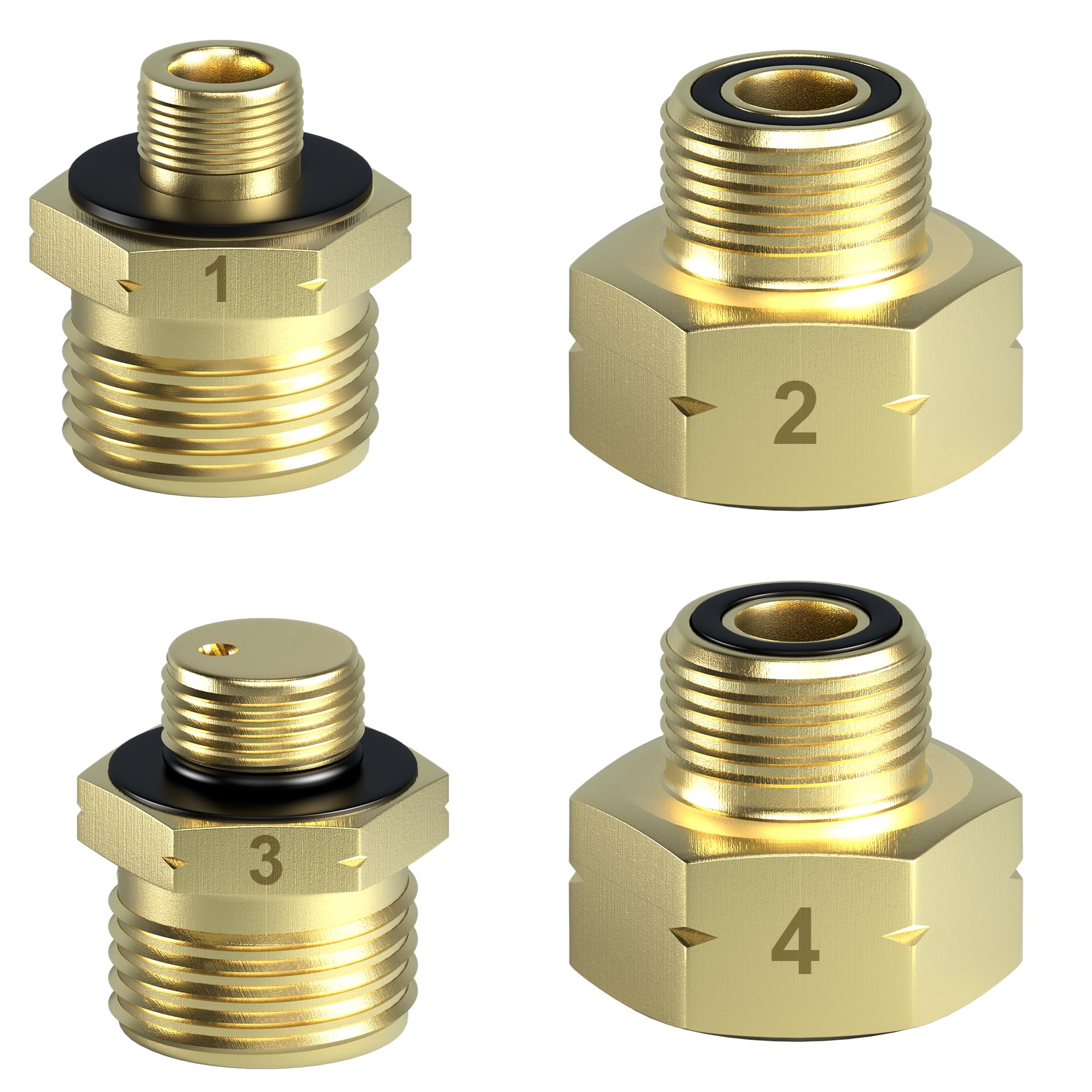 DACKZZM Adattatore per Bombole Gas UE a Dispositivi Tedeschi