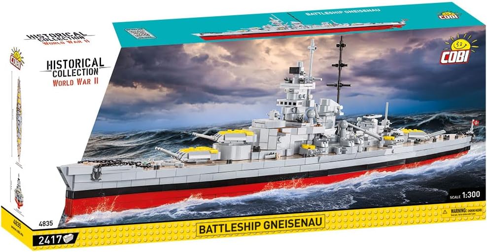COBI Klocki Historical Collection Battleship Gneisenau - immagine 2