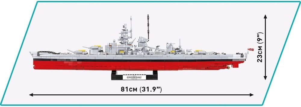 COBI Klocki Historical Collection Battleship Gneisenau - immagine 3