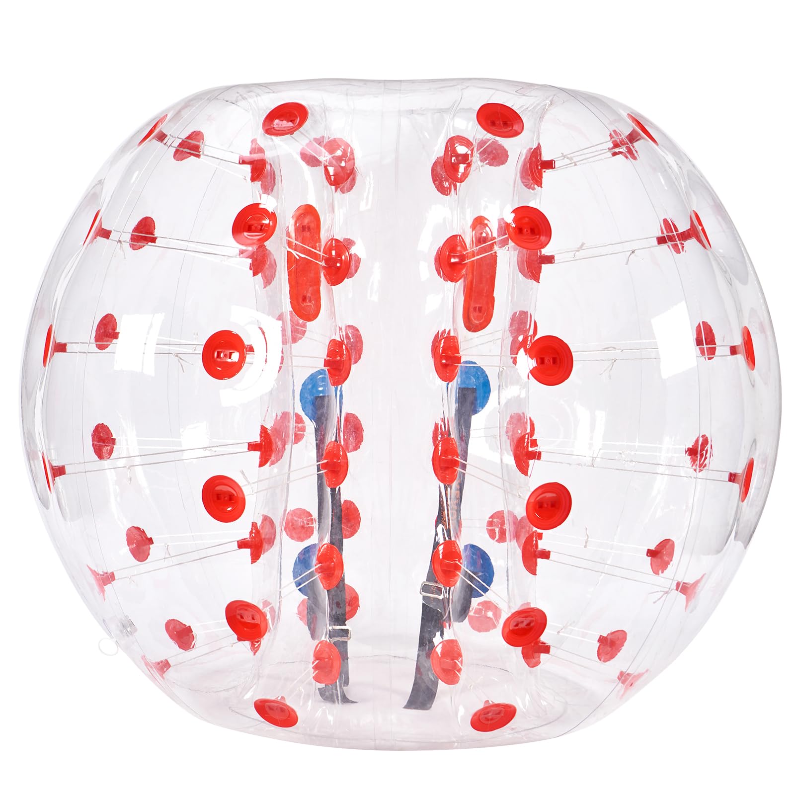 VEVOR Palla Gonfiabile per Urto 1.5x1.2m, Punti Rossi