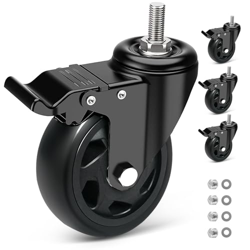 Rriuto Ruote per Carrello con Perno M10x30mm 125MM