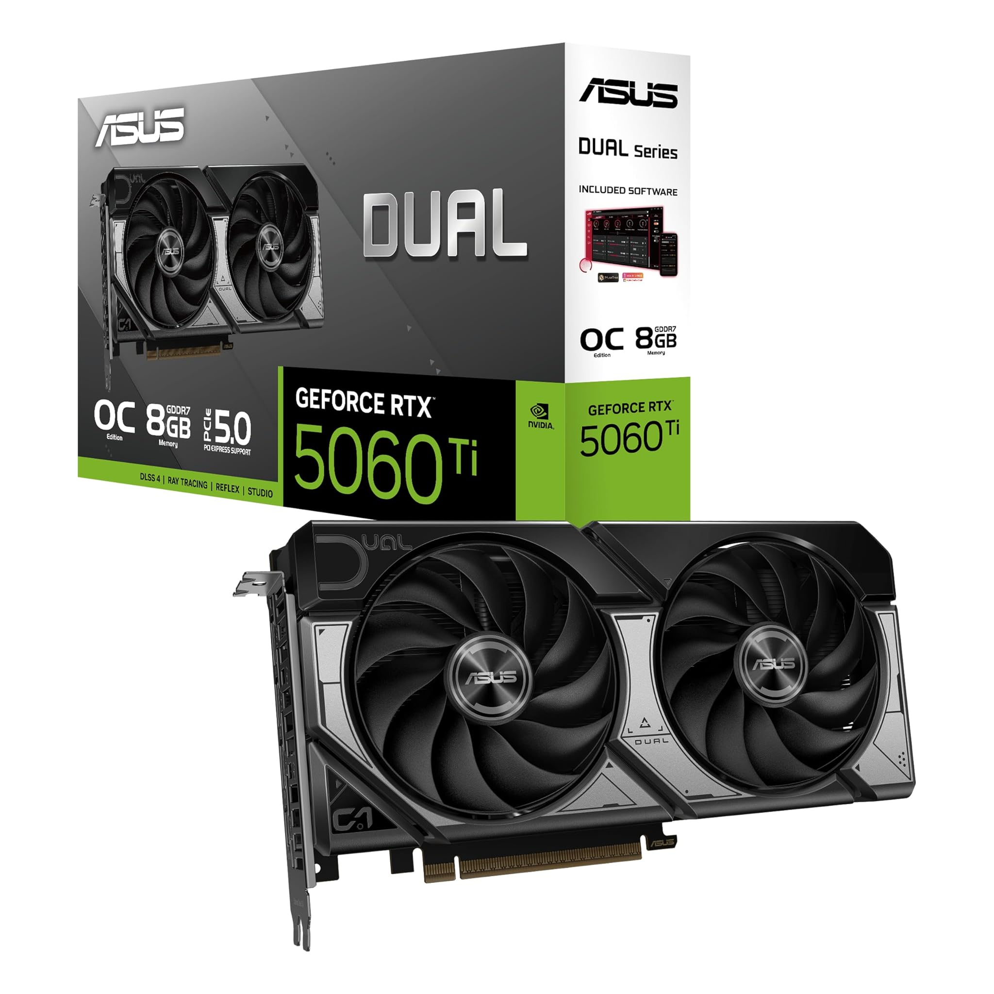 Asus Dual NVIDIA GeForce RTX 5060 Ti OC Edition 8GB