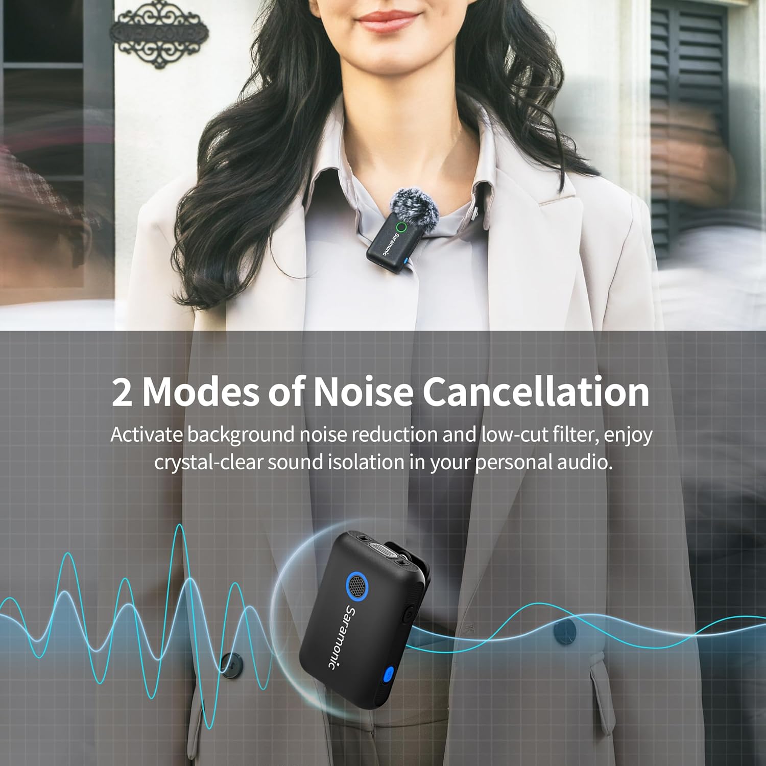 Saramonic Blink500B2+ Microfono Lavalier Wireless - immagine 2