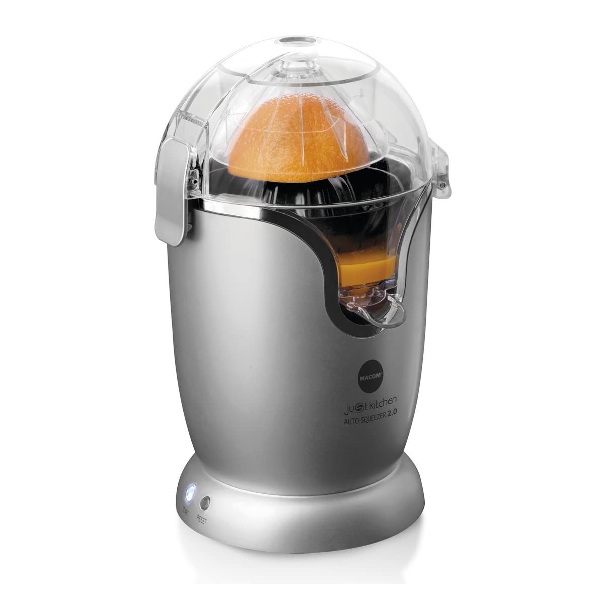 MACOM 874 Spremiagrumi Auto Squeezer 2.0, Grigio/Nero