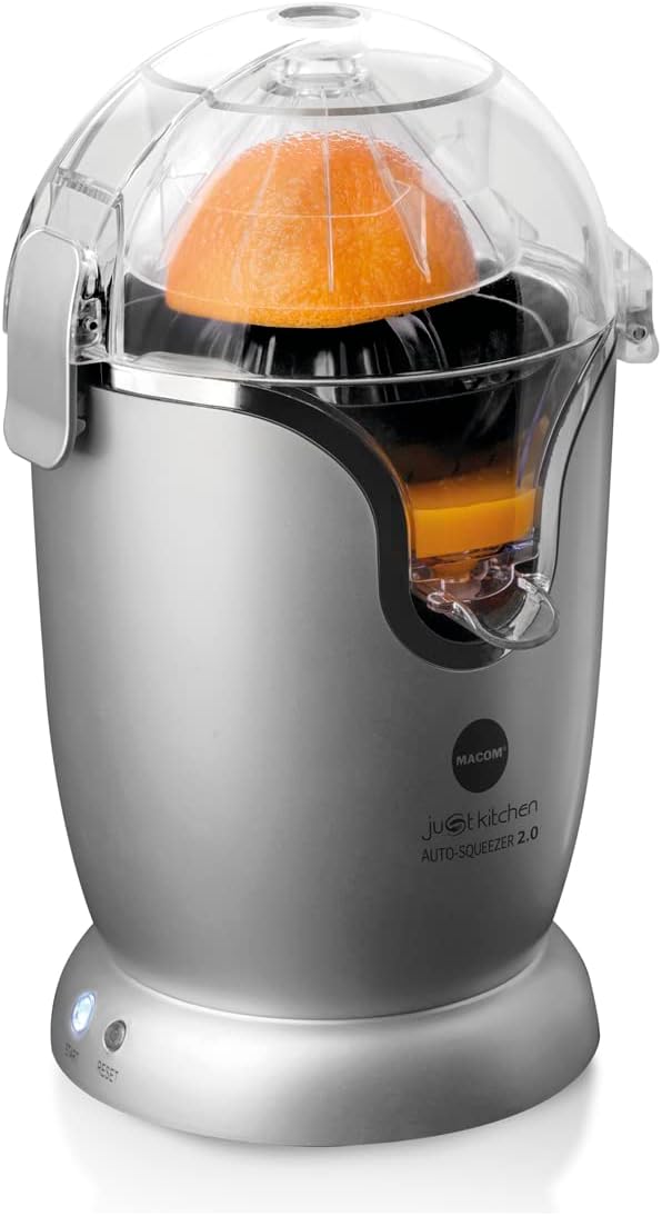 MACOM 874 Spremiagrumi Auto Squeezer 2.0, Grigio/Nero - immagine 1