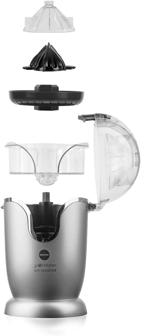 MACOM 874 Spremiagrumi Auto Squeezer 2.0, Grigio/Nero - immagine 5