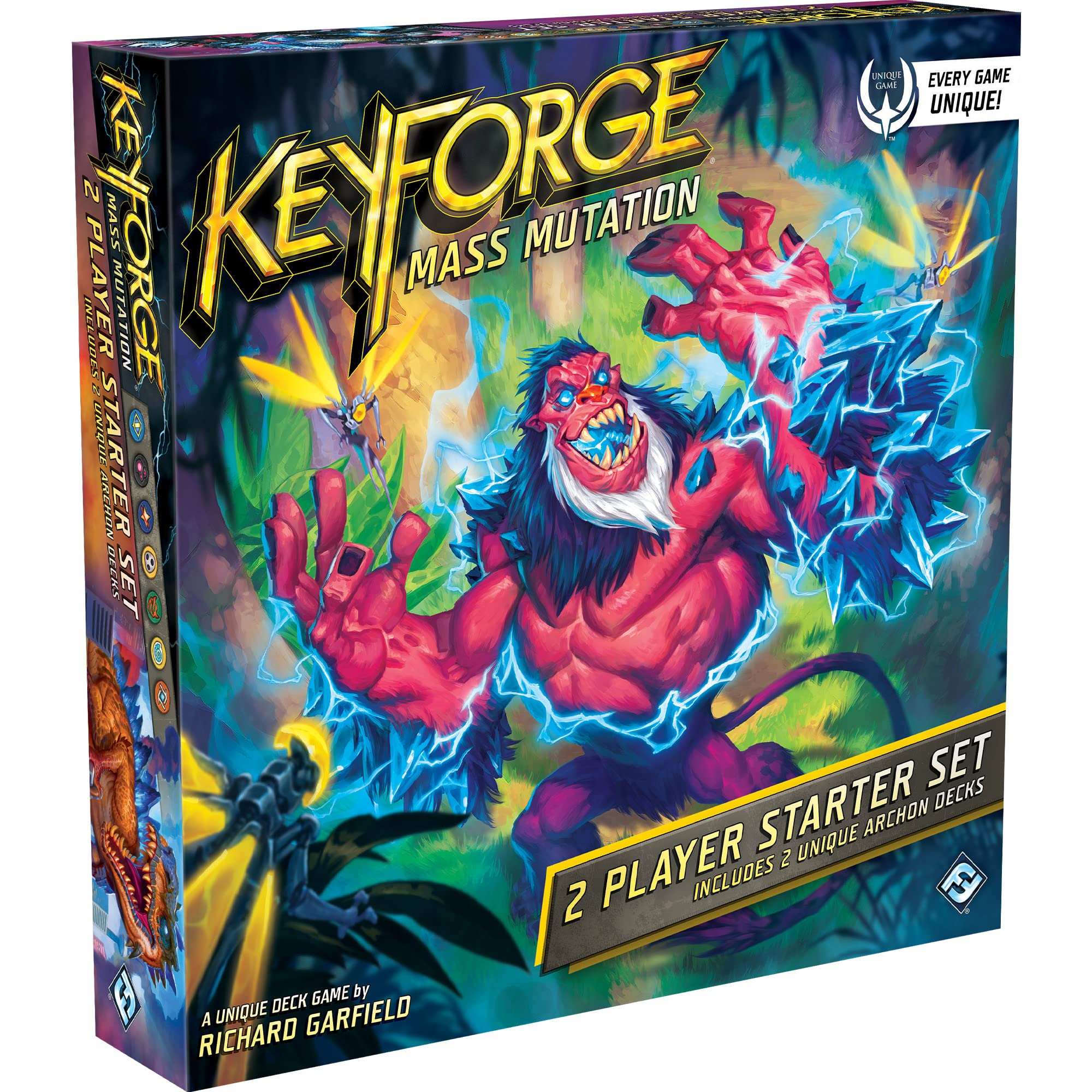 Fantasy Flight Games FFGKF11 KeyForge: Mass Mutation Starter Set, Colori misti